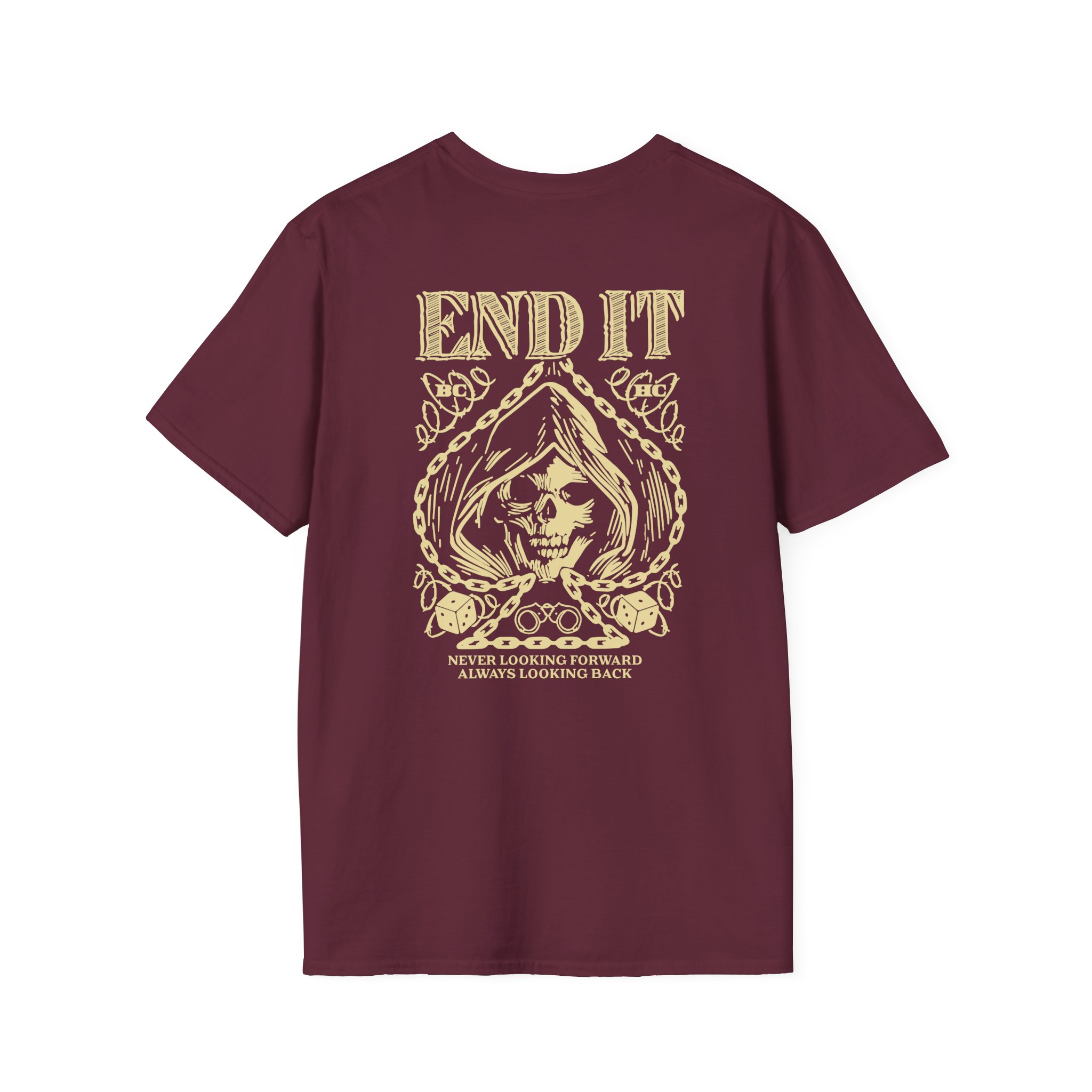 End It Spade Reaper Unisex Softstyle T-Shirt