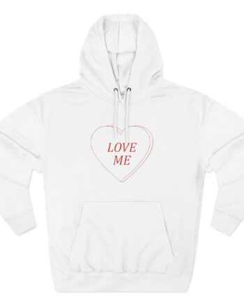 Jess Glynne Love Me Heart Three-Panel Fleece Hoodie