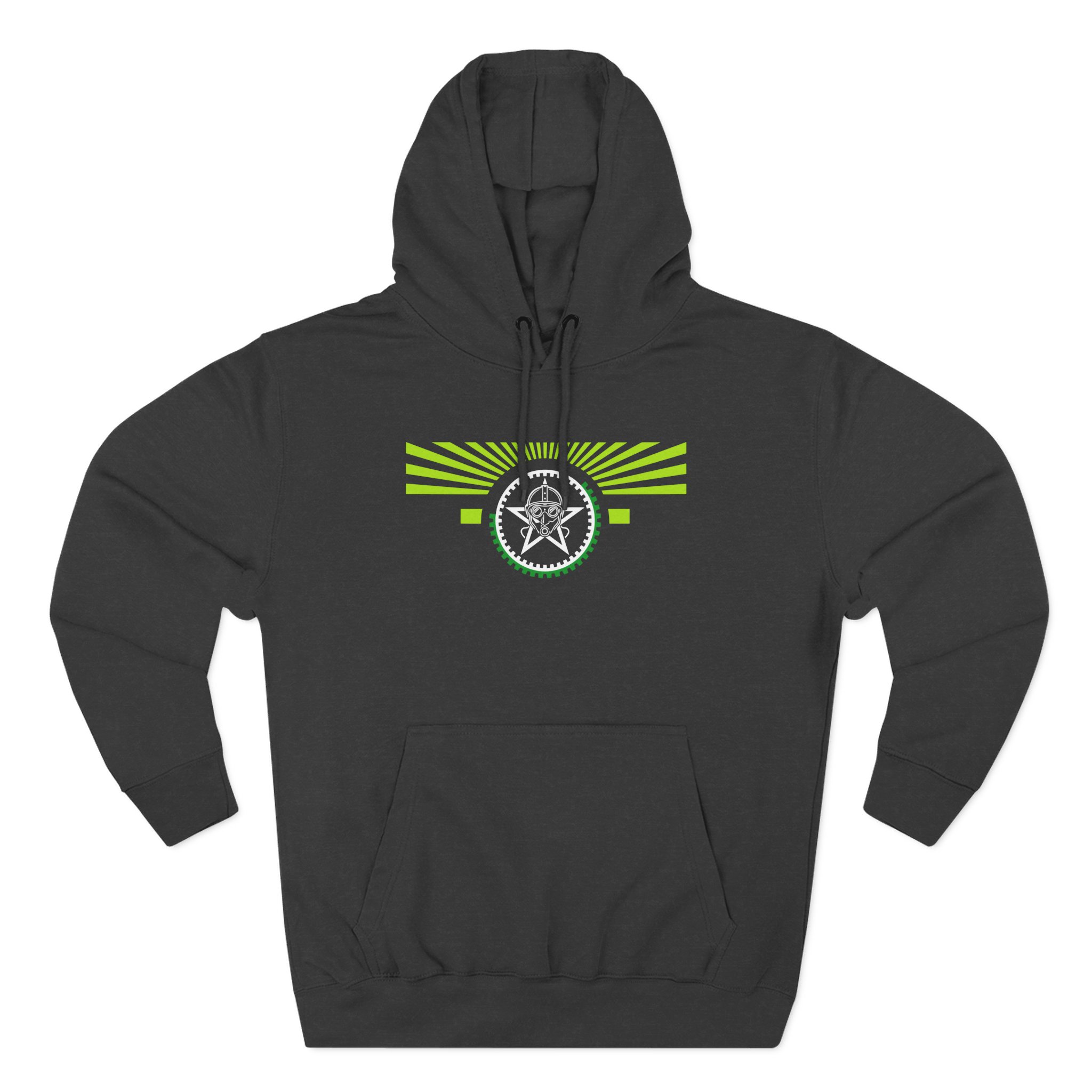 The Sisters of Mercy Green Rays Three-Panel Fleece Hoodie