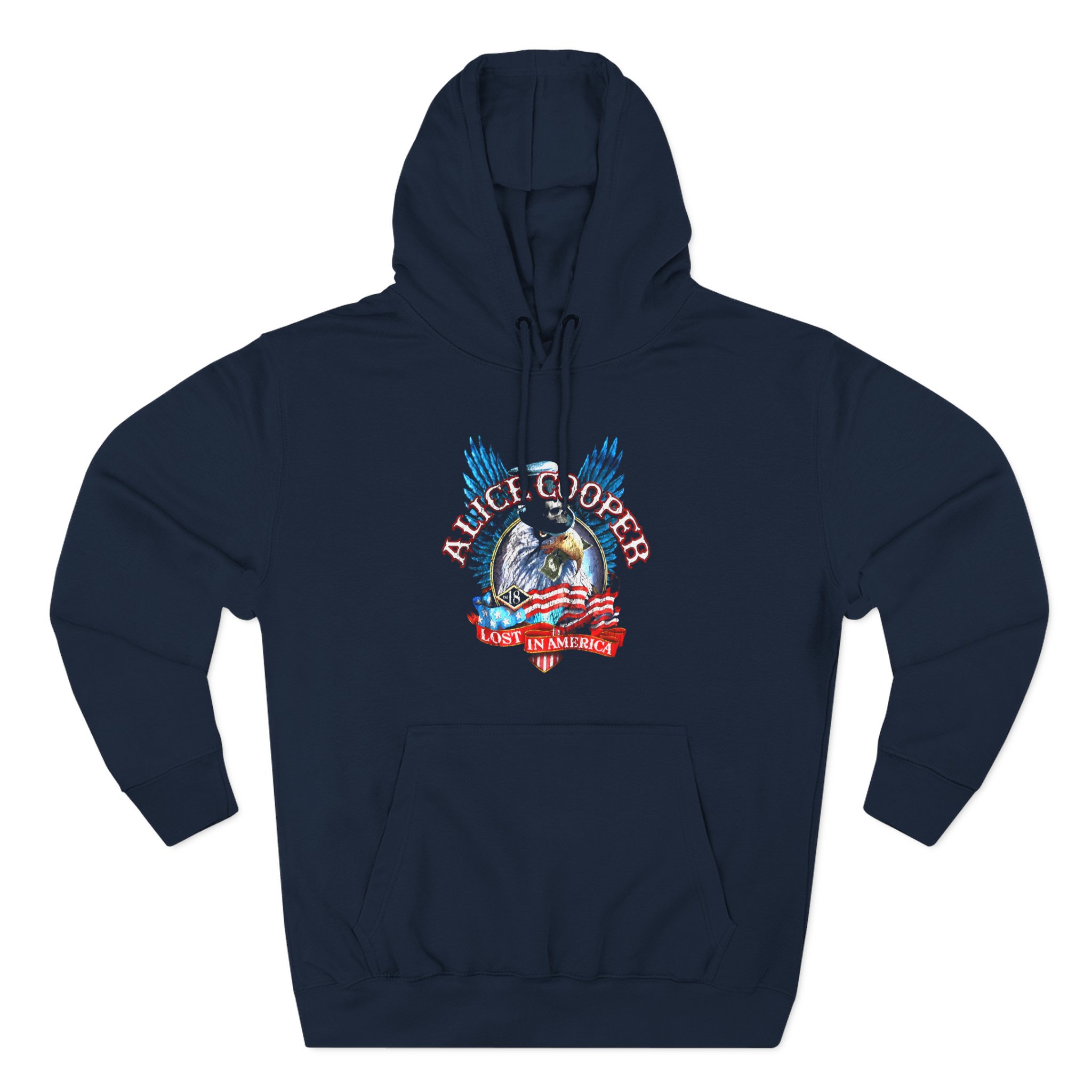 Alice Cooper Lost in America Three-Panel Fleece Hoodie