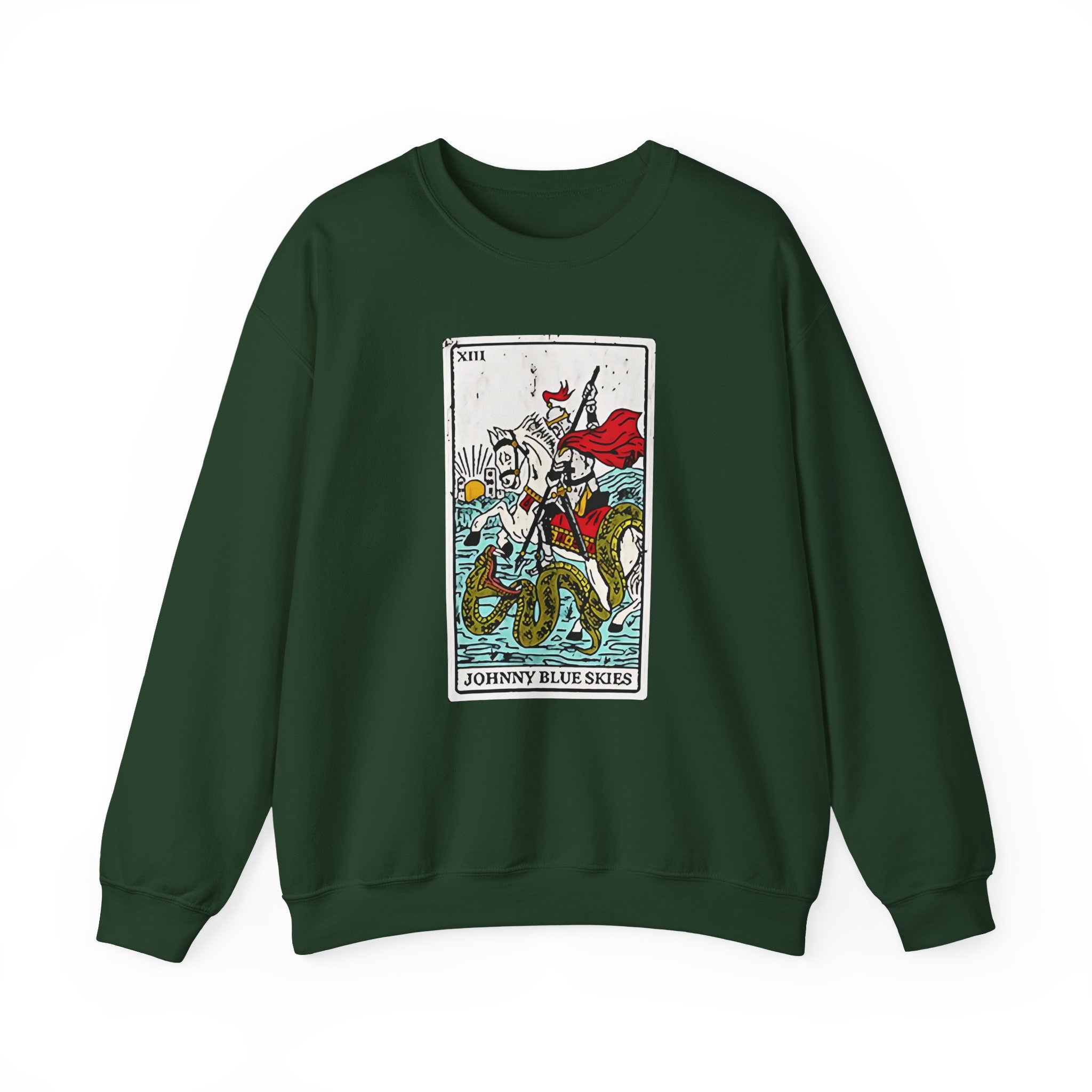 Sturgill Simpson Death Card Unisex Heavy Blendâ„¢ Crewneck Sweatshirt