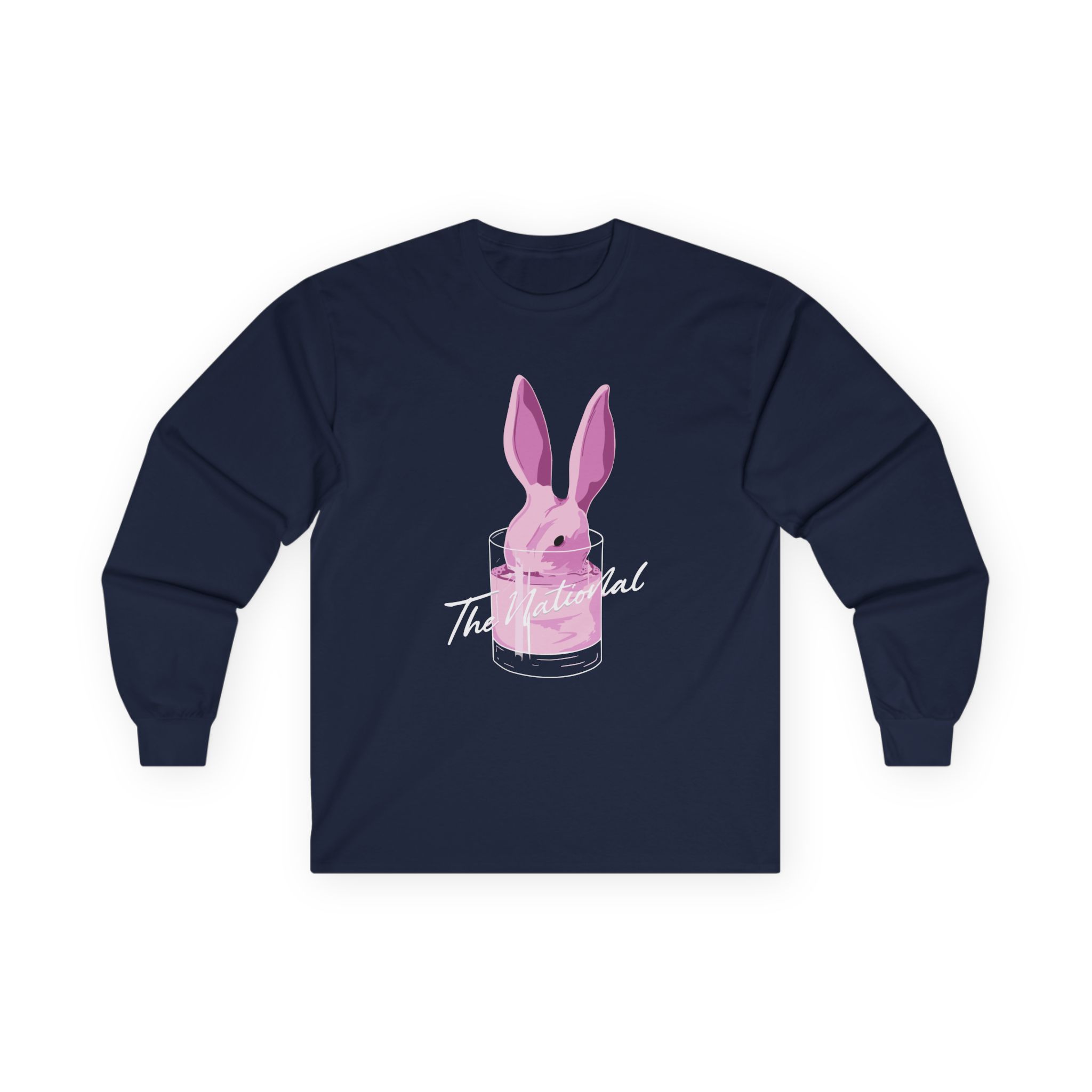 The National Pink Rabbits Unisex Ultra Cotton Long Sleeve Tee