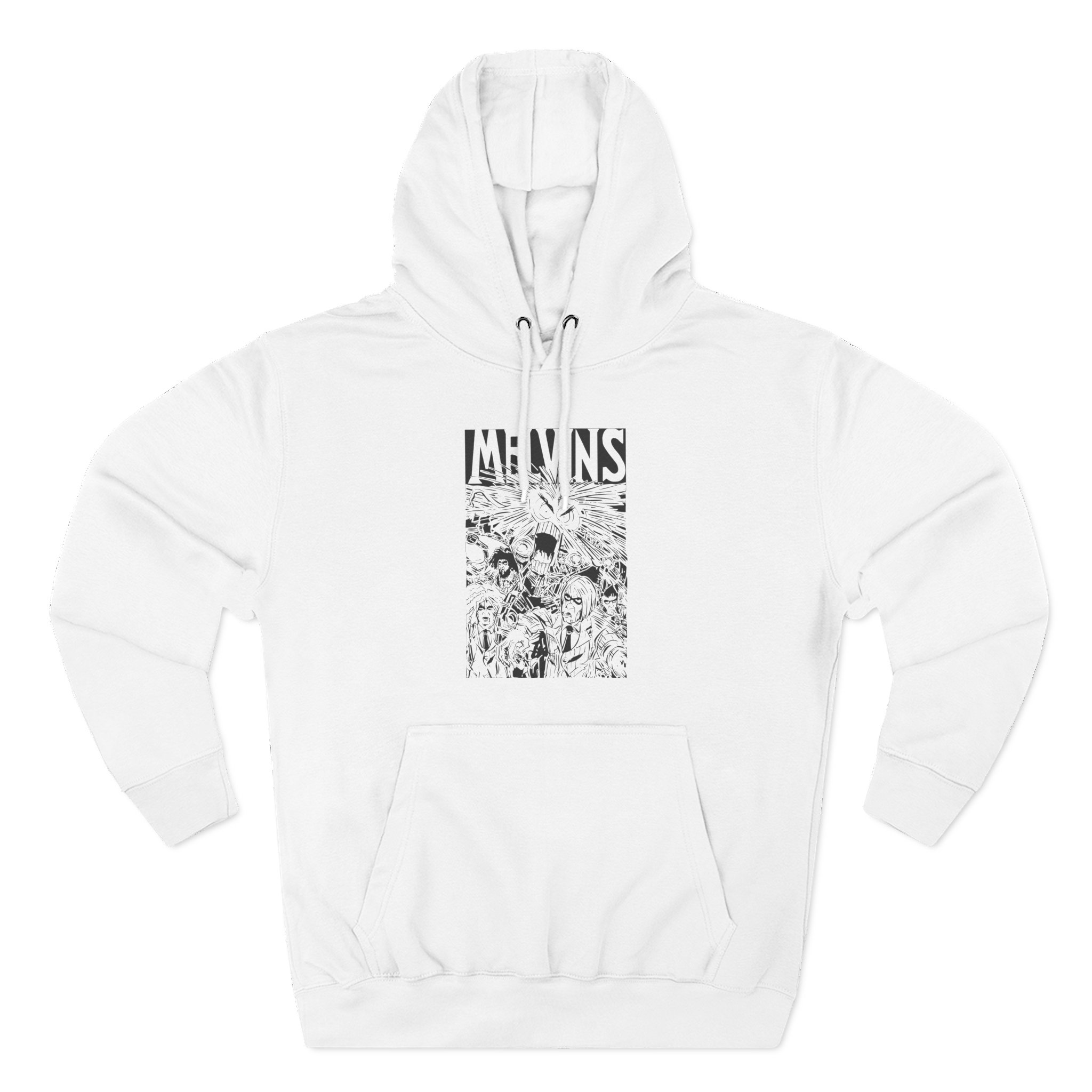 Melvins Sandwich Three-Panel Fleece Hoodie