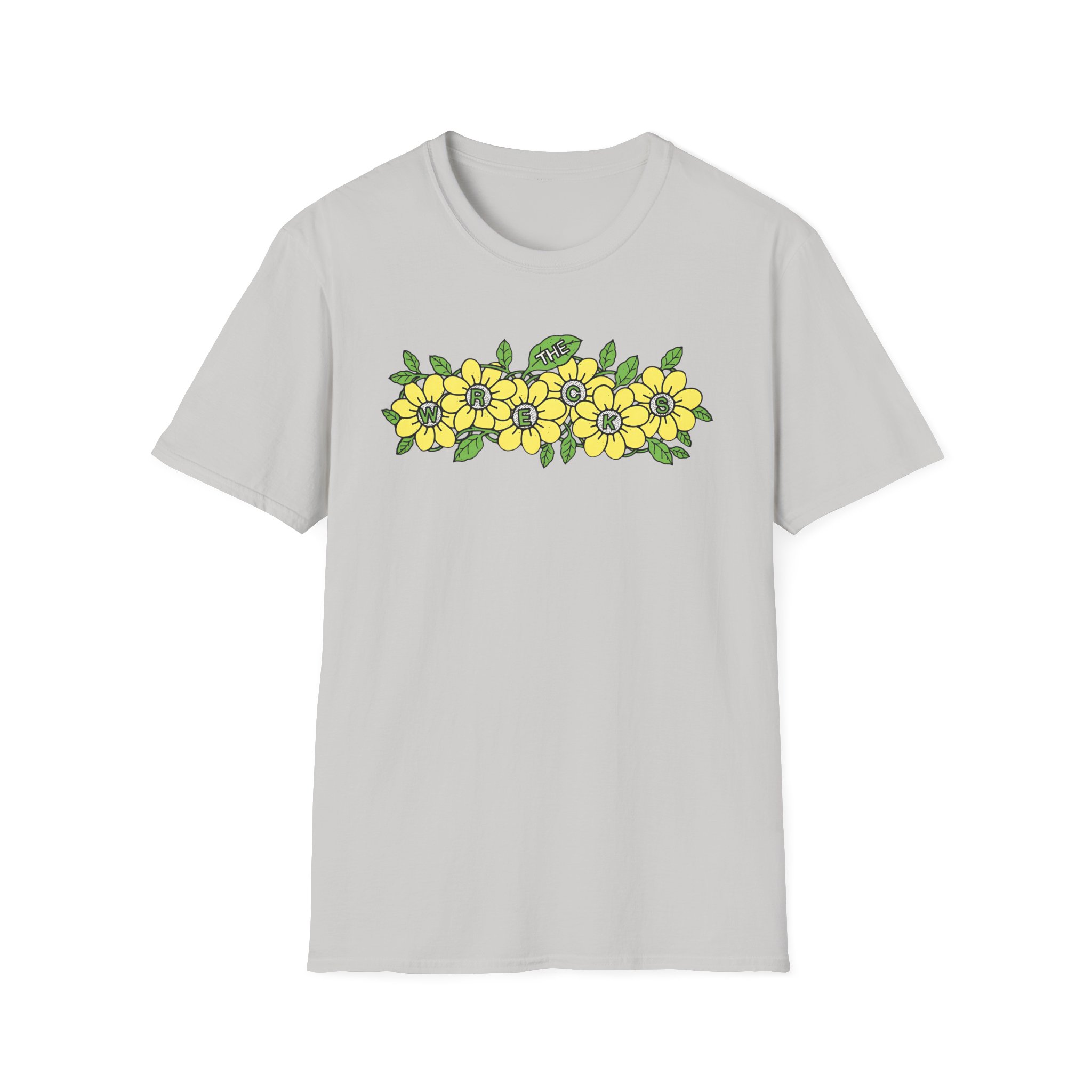 The Wrecks Flower Unisex Softstyle T-Shirt