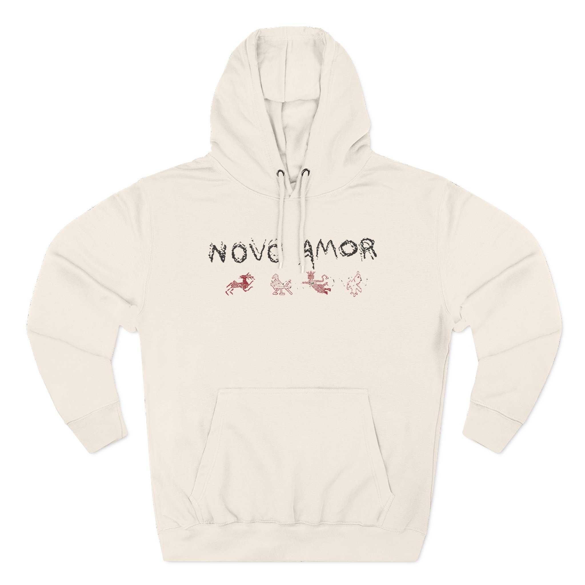 Novo Amor Symbols Three-Panel Fleece Hoodie