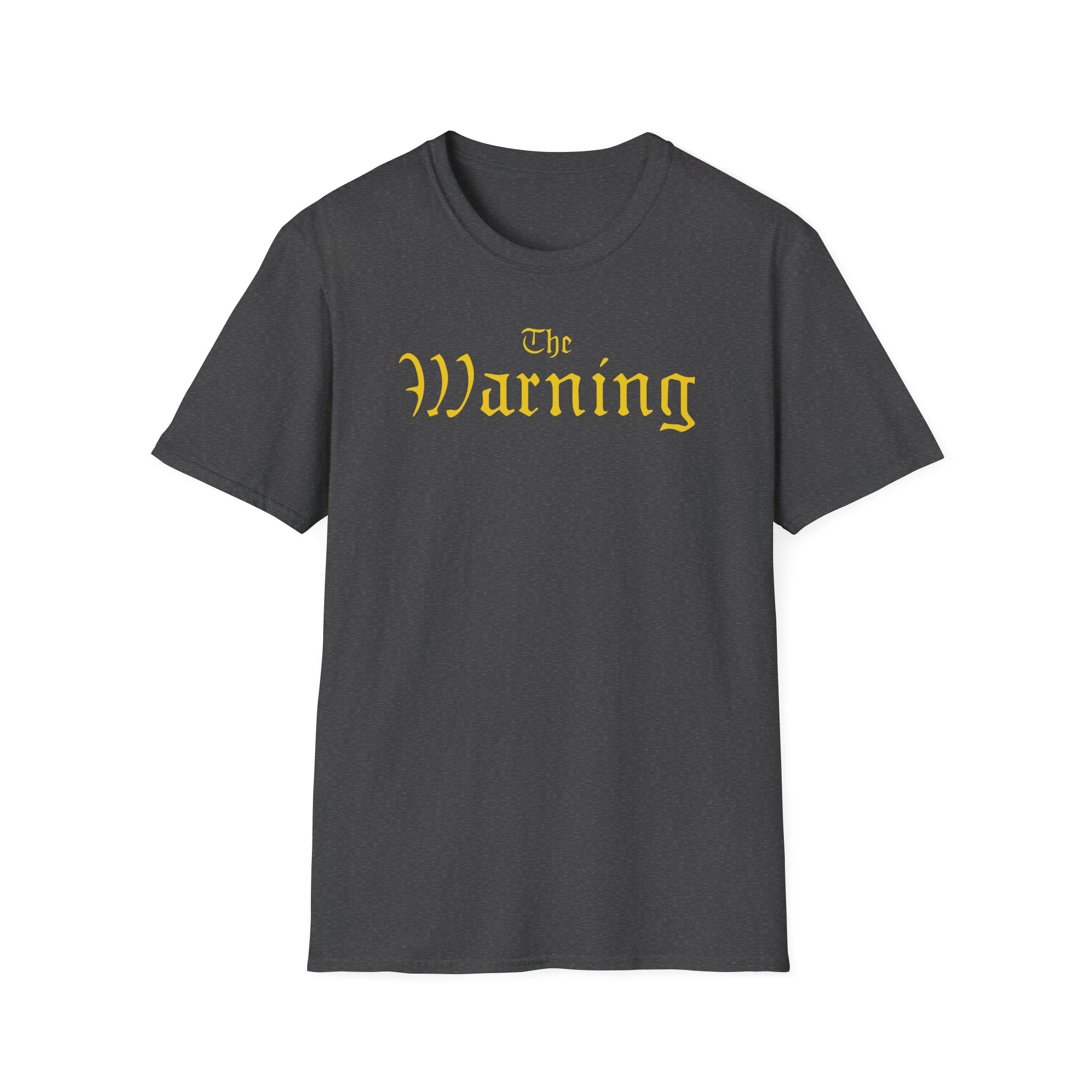 The Warning Gold TW Logo Unisex Softstyle T-Shirt