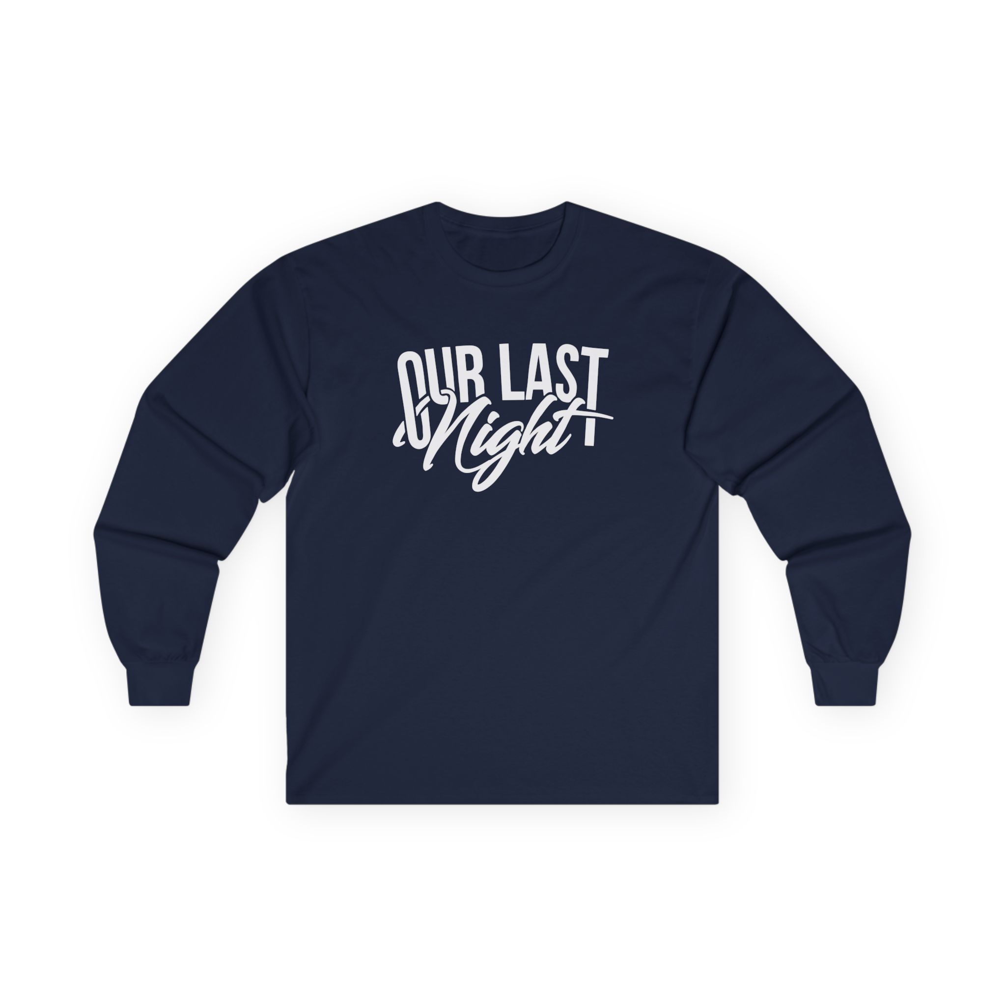 Our Last Night Script Unisex Ultra Cotton Long Sleeve Tee