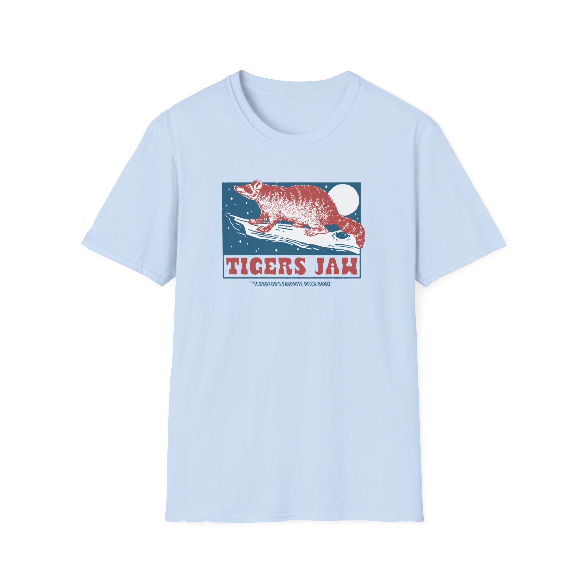 Tigers Jaw Raccoon Unisex Softstyle T-Shirt