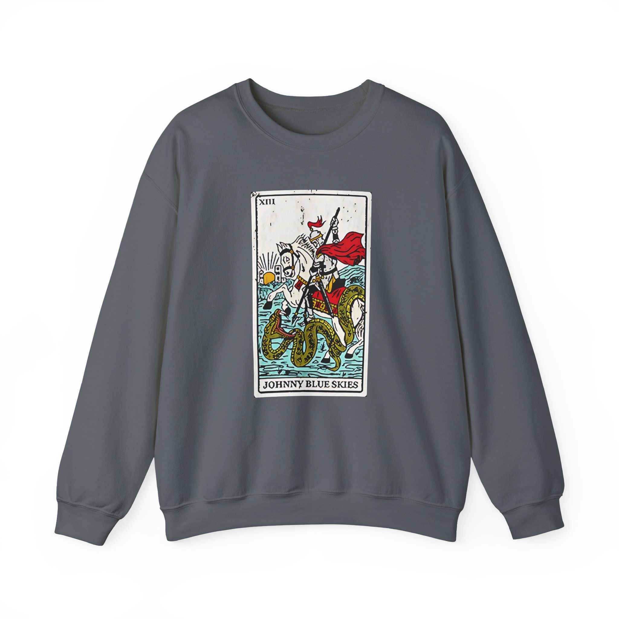 Sturgill Simpson Death Card Unisex Heavy Blendâ„¢ Crewneck Sweatshirt