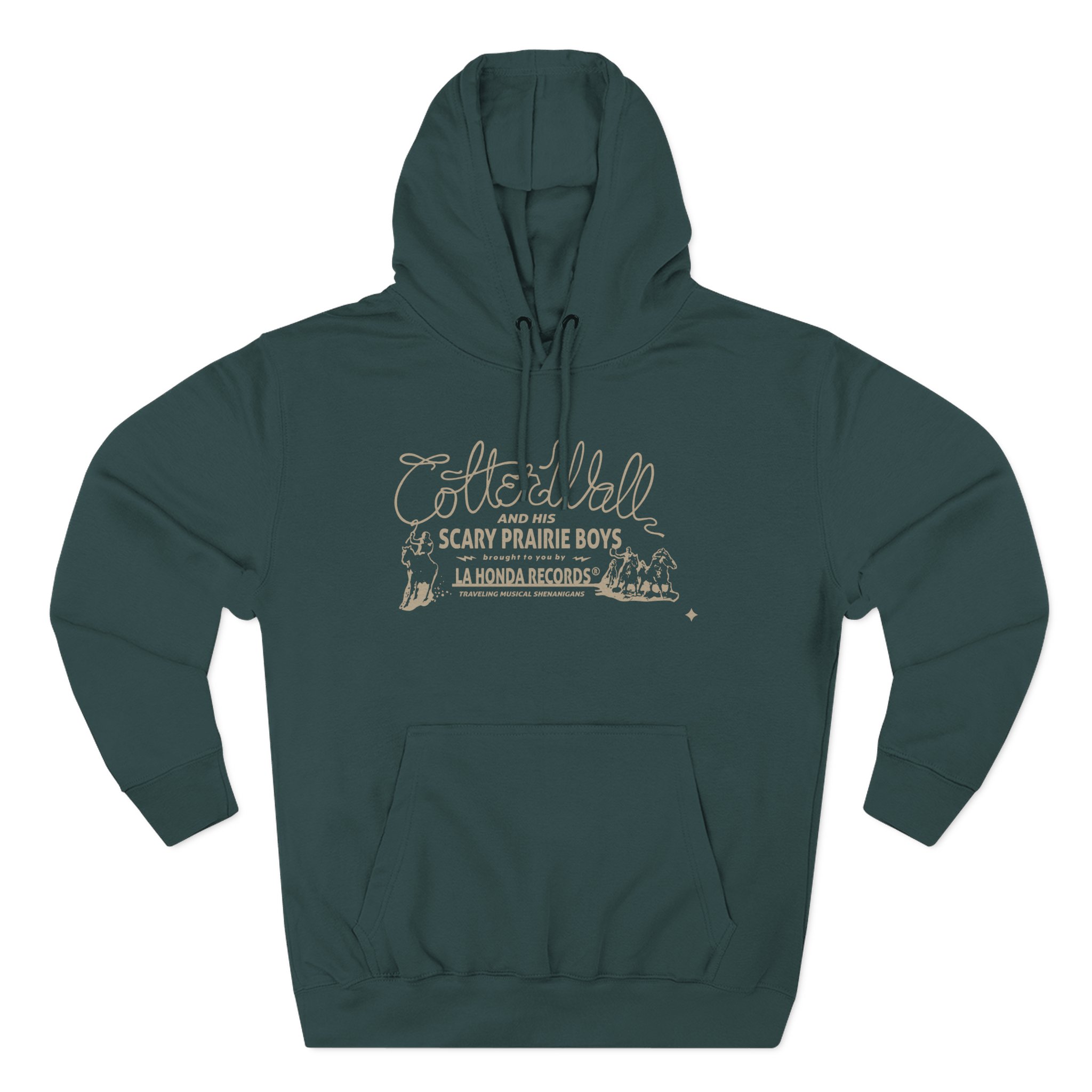 Colter Wall & His Scary Prairie Boys Three-Panel Fleece Hoodie