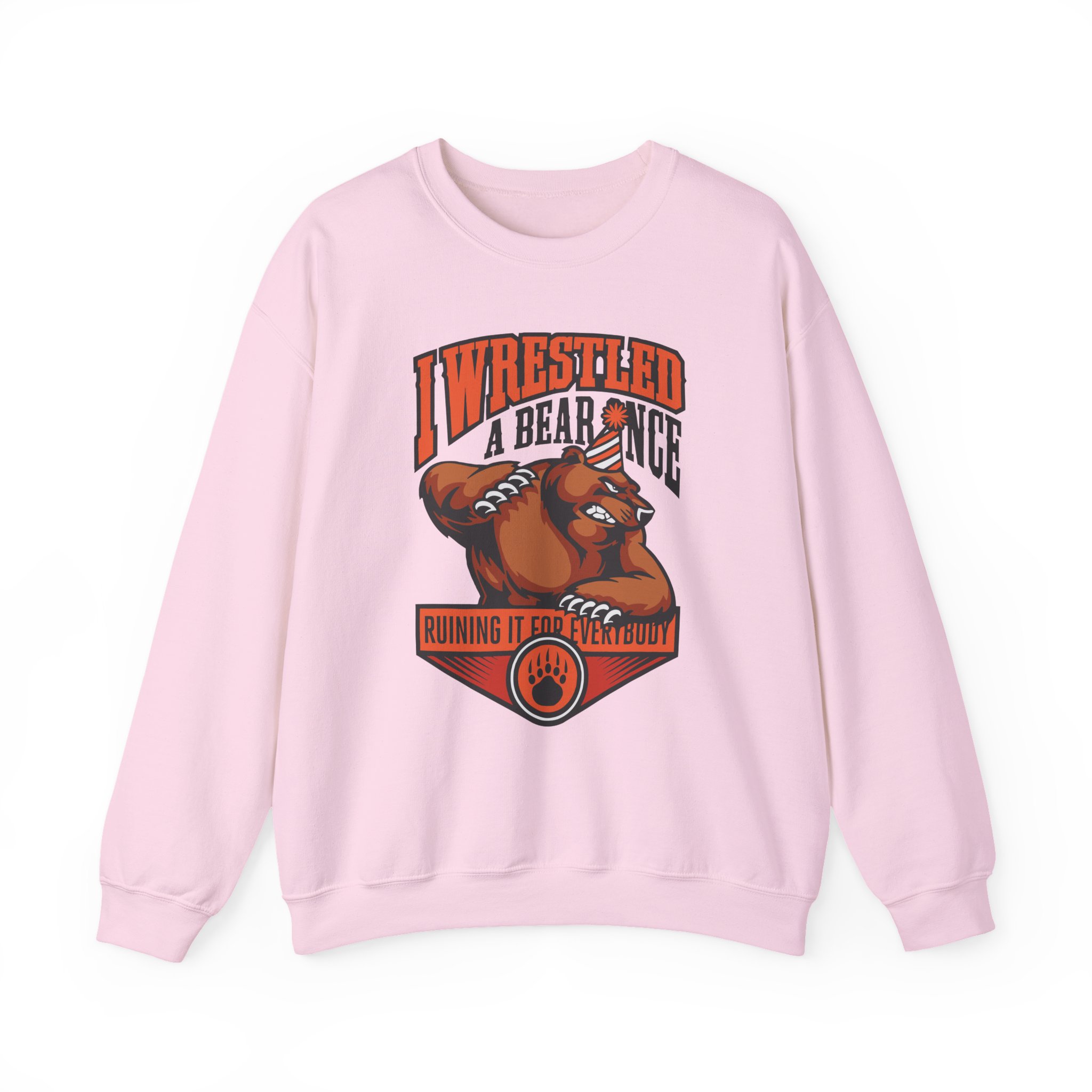 Iwrestledabearonce Unisex Heavy Blendâ„¢ Crewneck Sweatshirt