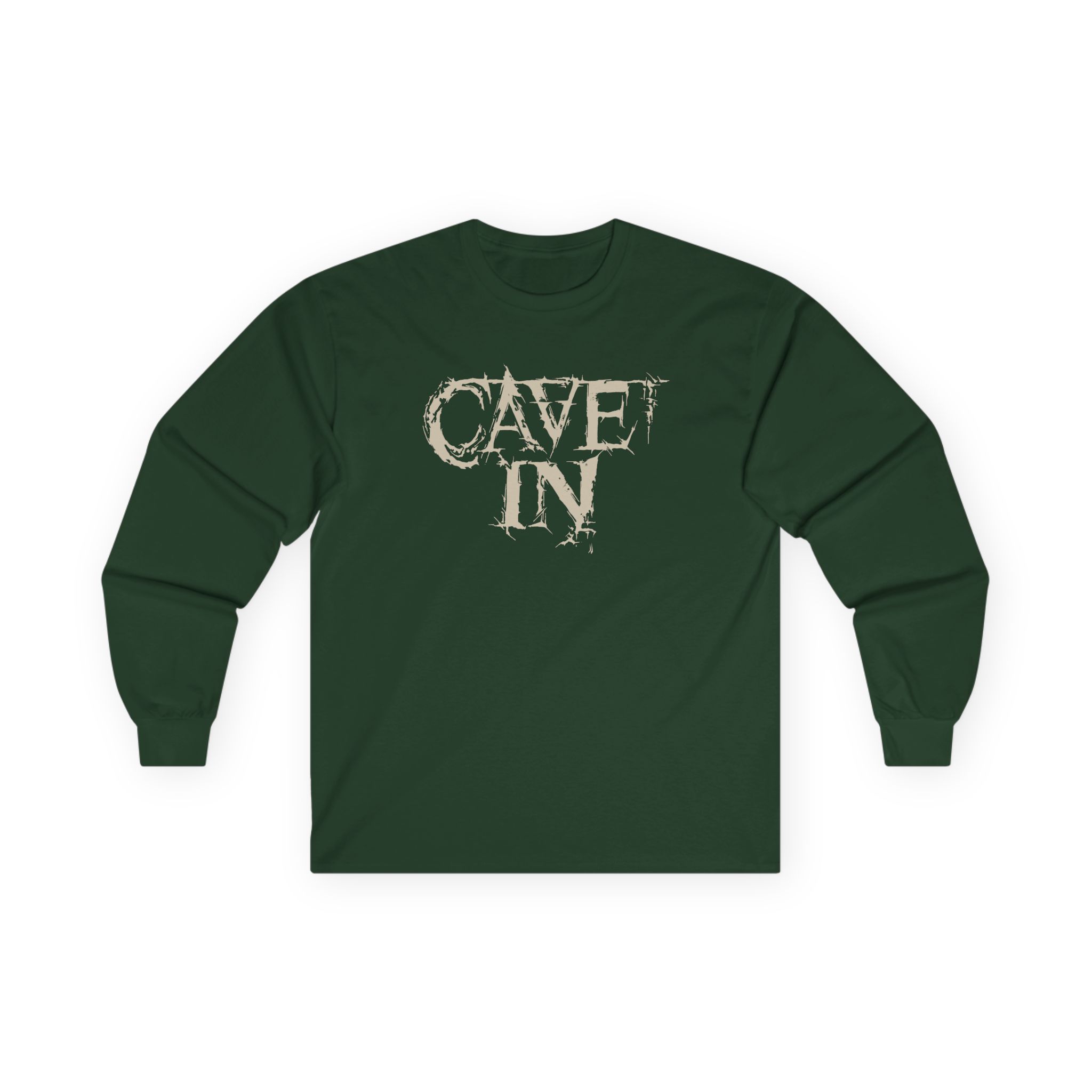 Cave in Logo & Satellite Unisex Ultra Cotton Long Sleeve Tee