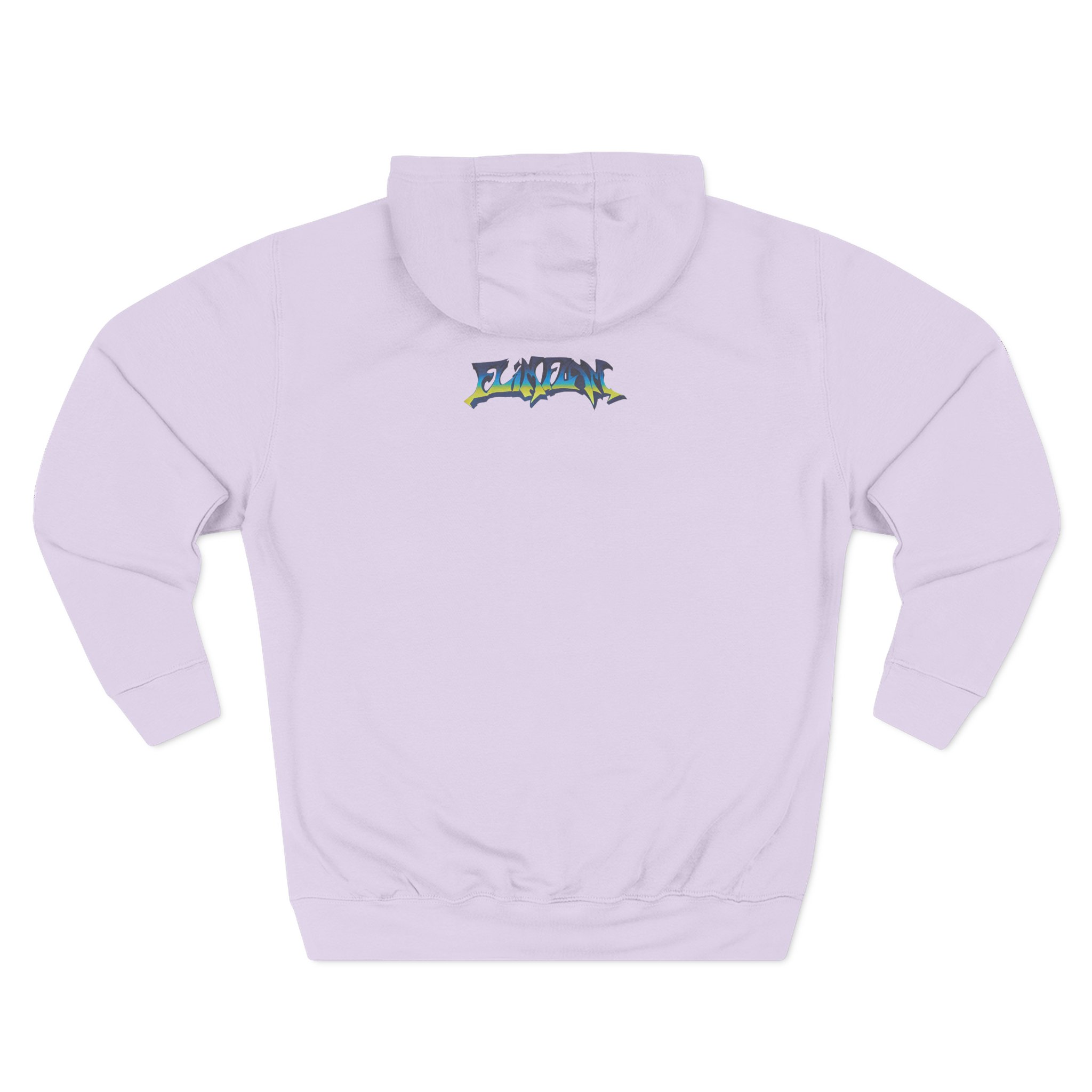 Flamingo Flim Flail Three-Panel Fleece Hoodie