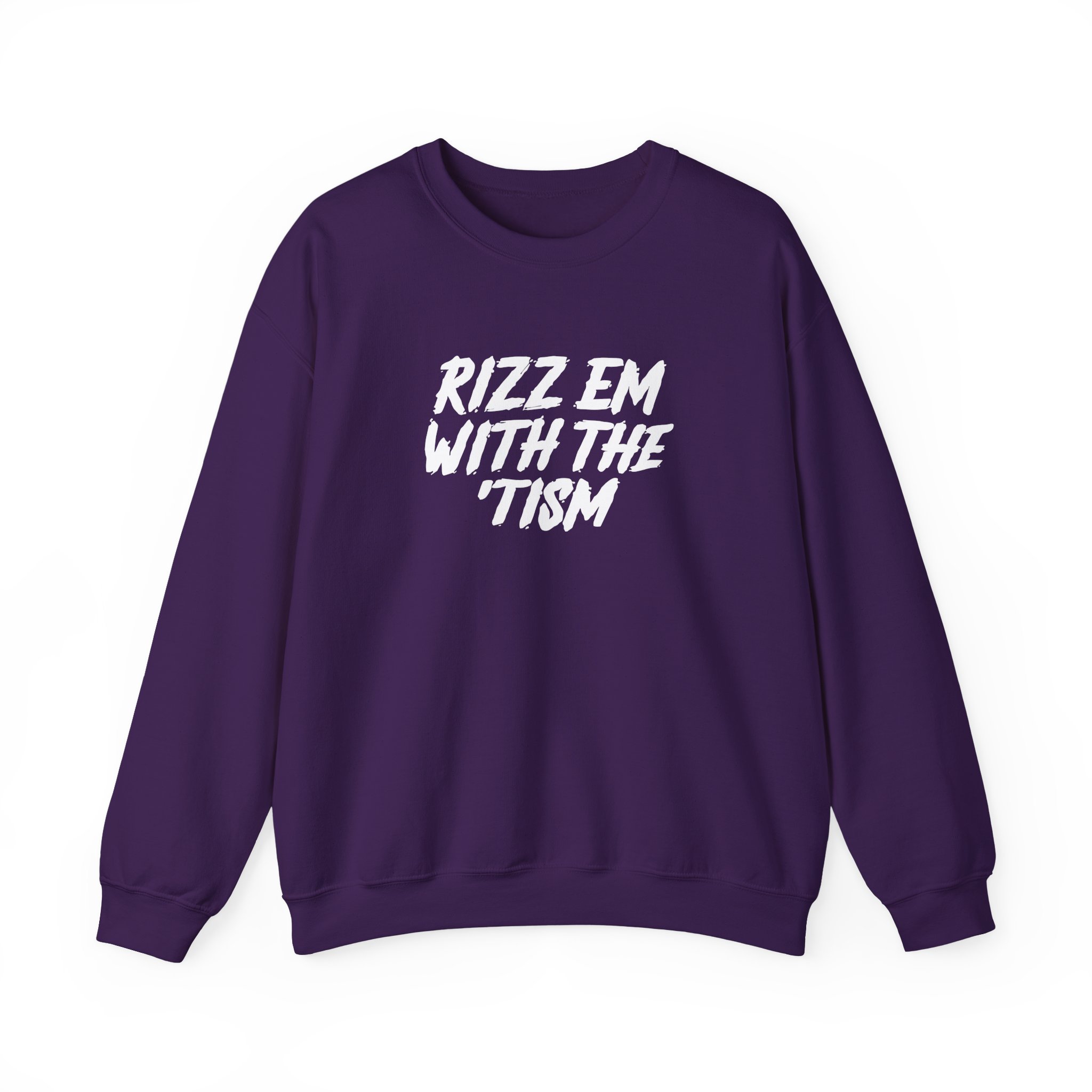 Ryan Windridge Rizz Em With the Tism Unisex Heavy Blendâ„¢ Crewneck Sweatshirt
