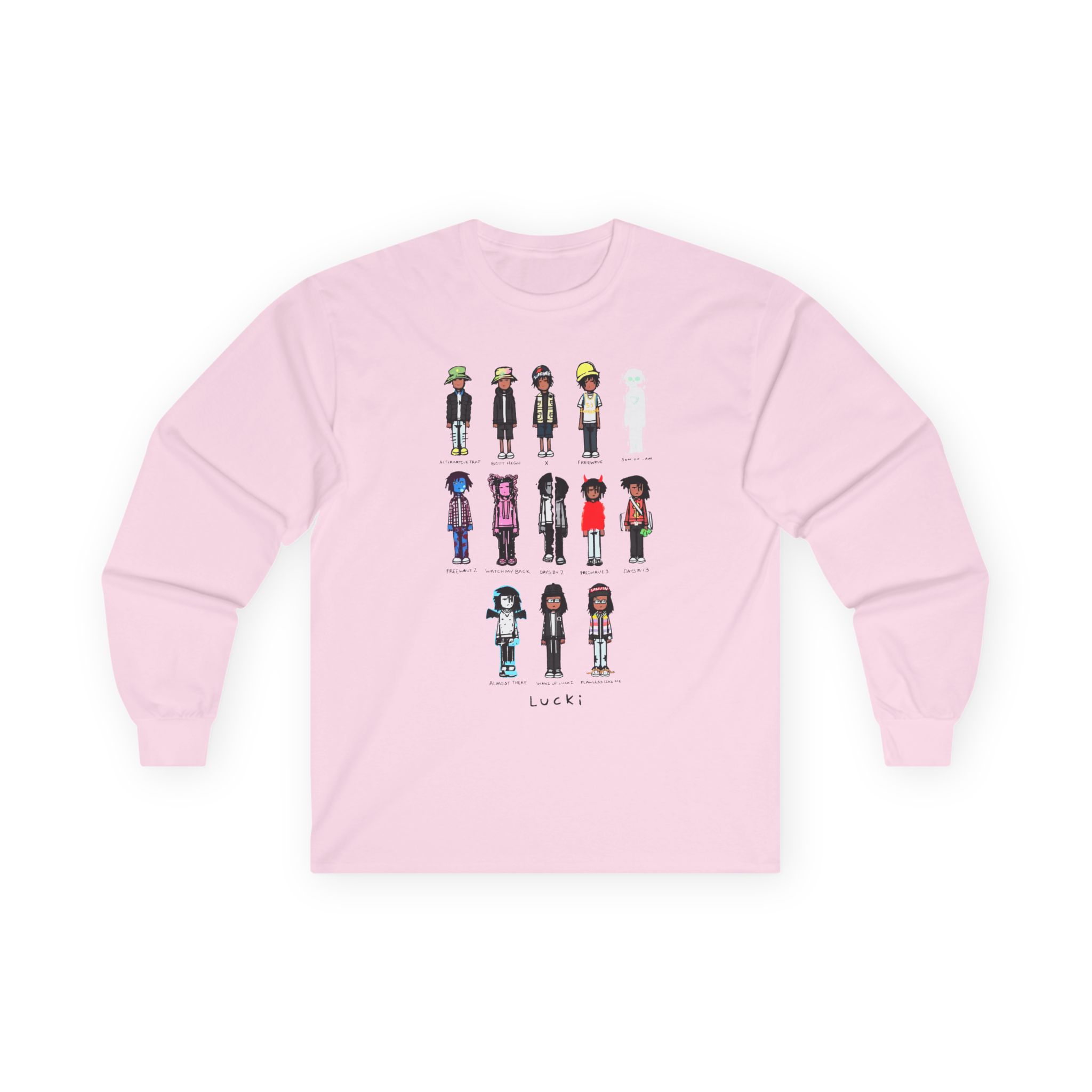 Lucki Eck$ Discography Evolution Unisex Ultra Cotton Long Sleeve Tee