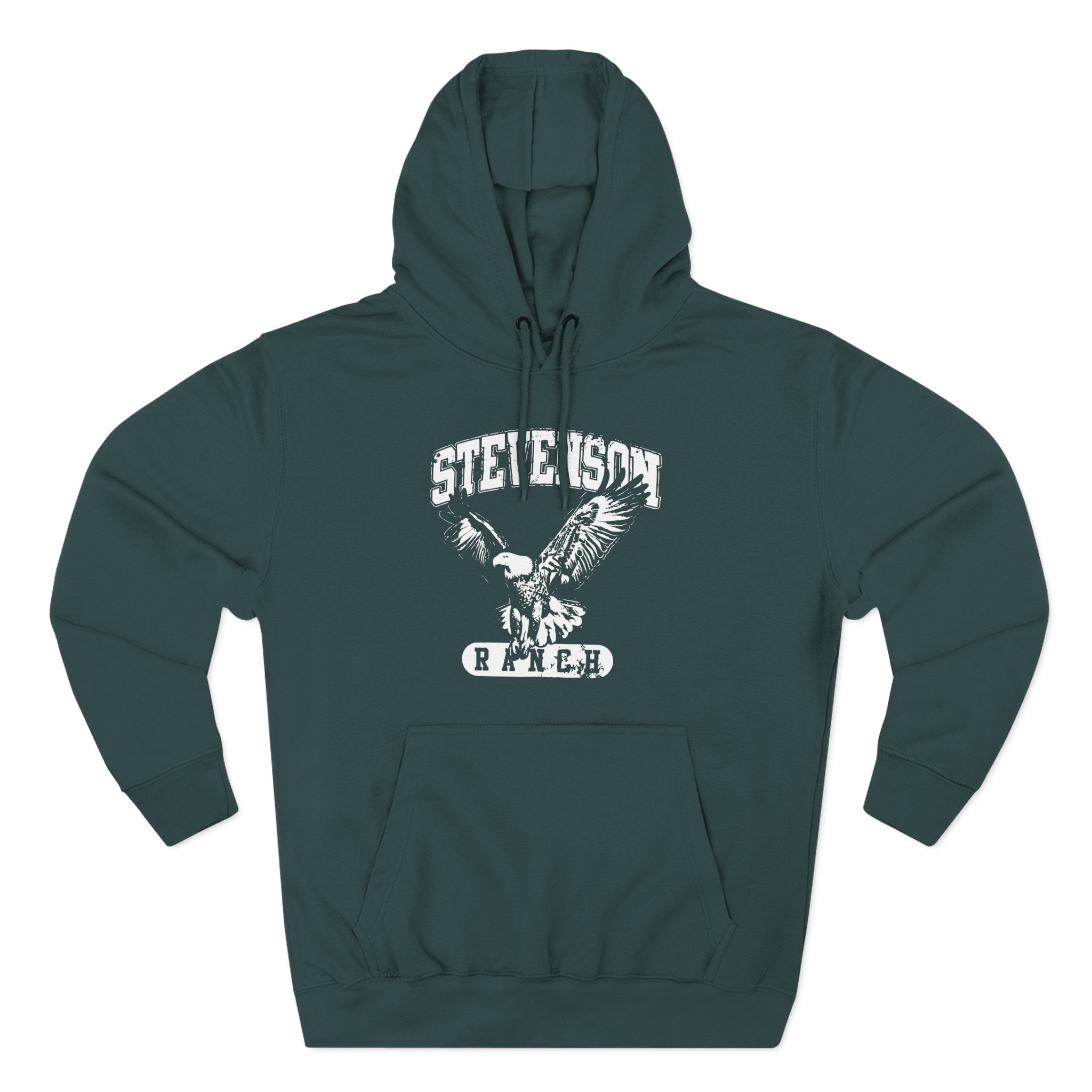 Mike Stud Allegiance Crop Three-Panel Fleece Hoodie