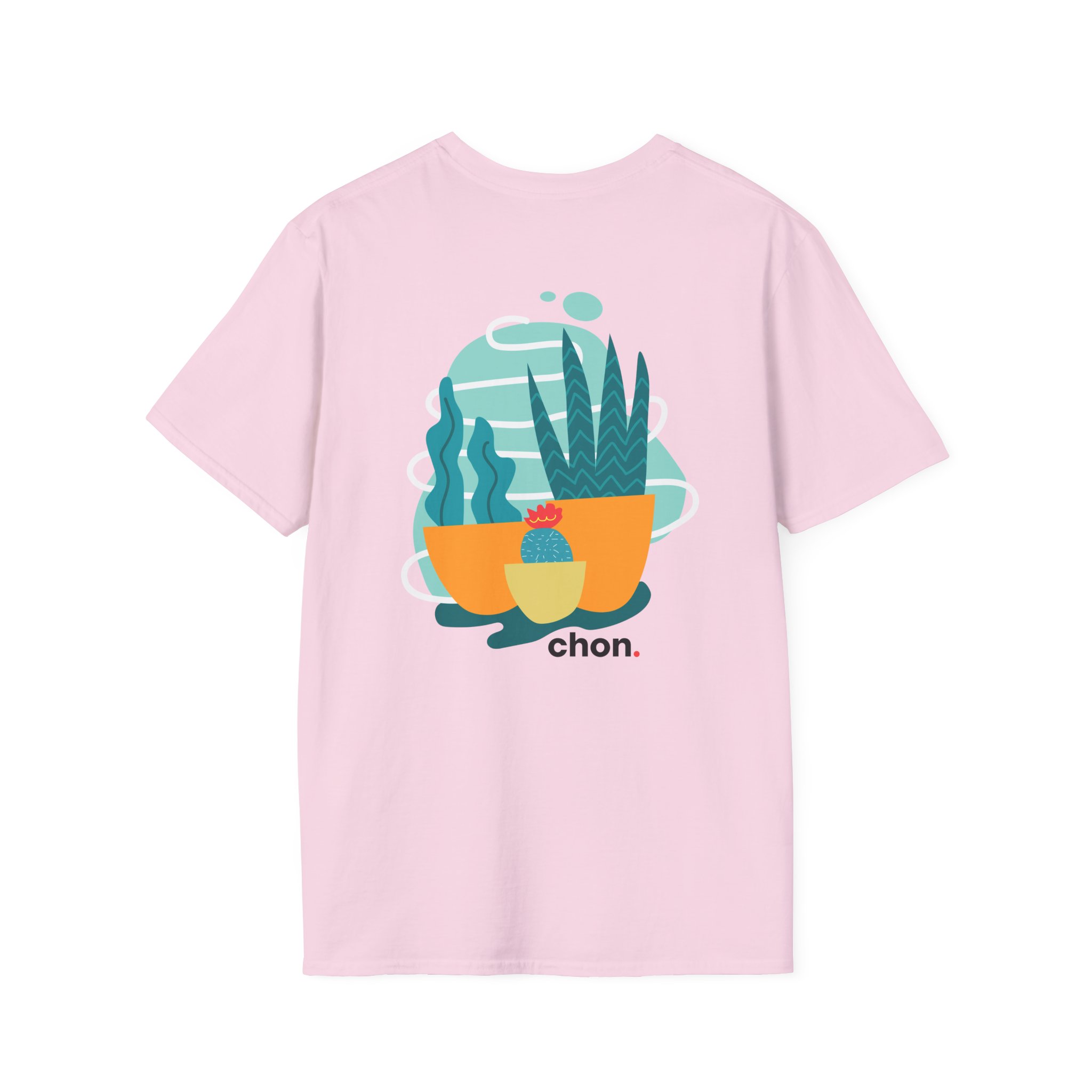 Chon Succulents Pigment Lemon Unisex Softstyle T-Shirt