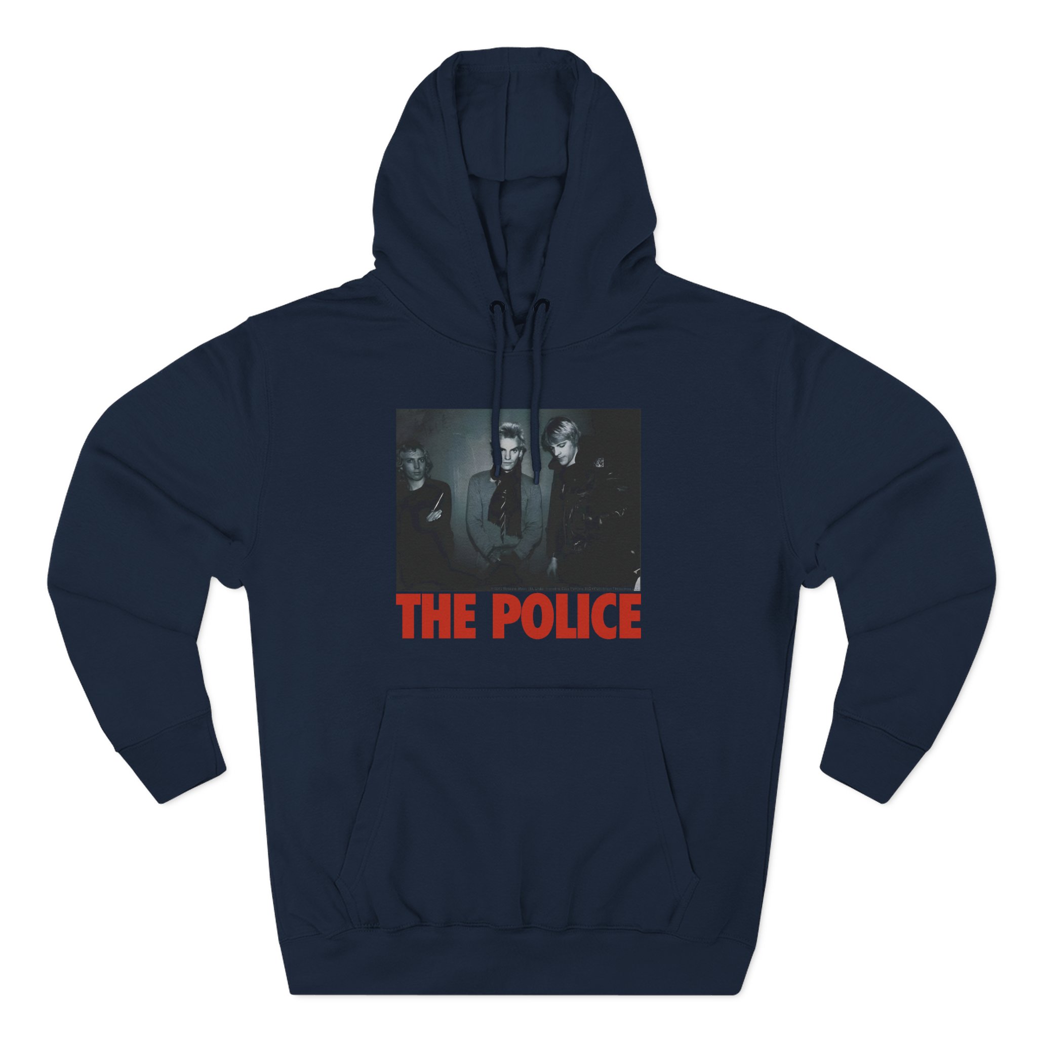 The Police Against the Wall Three-Panel Fleece Hoodie