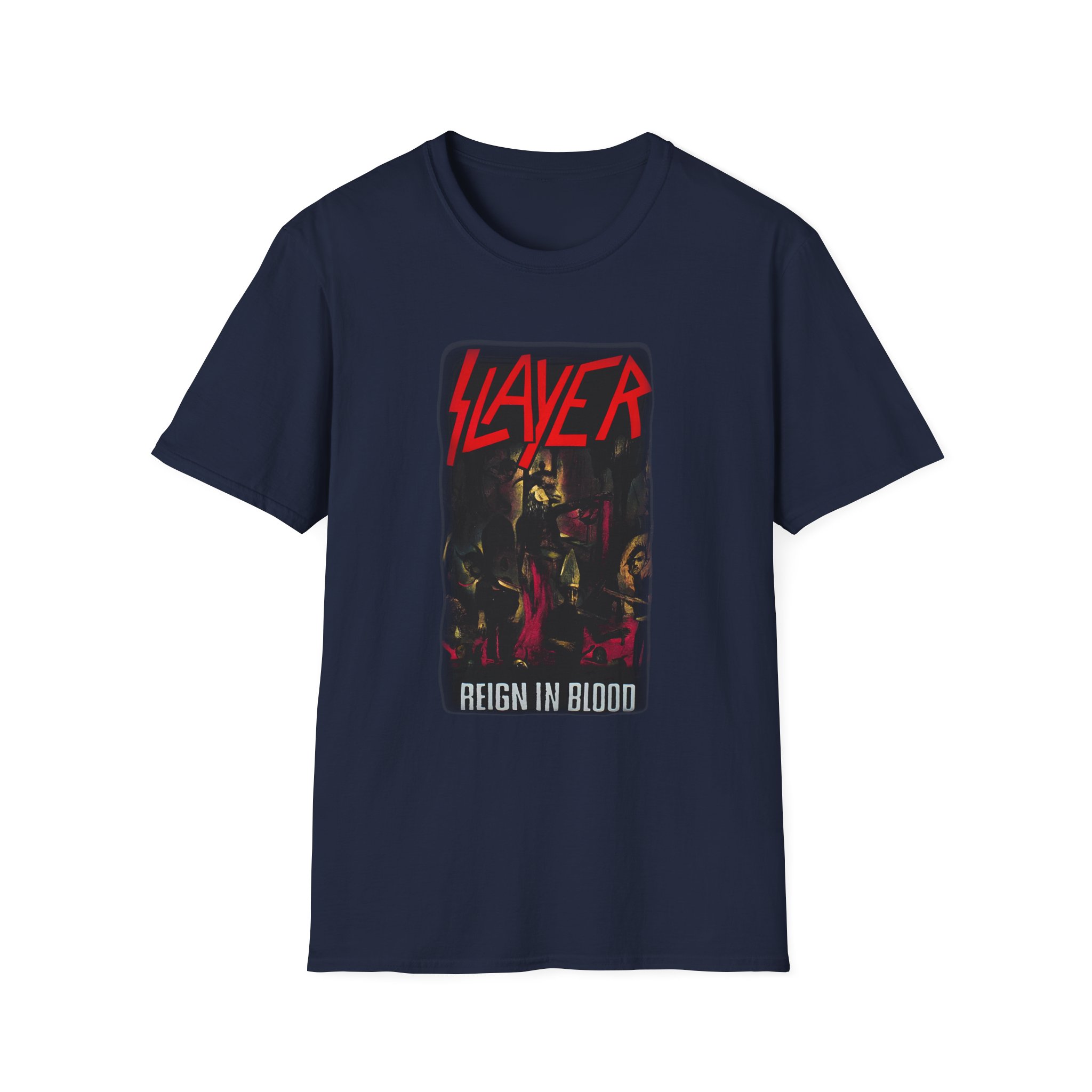Slayer Reign in Blood Unisex Softstyle T-Shirt