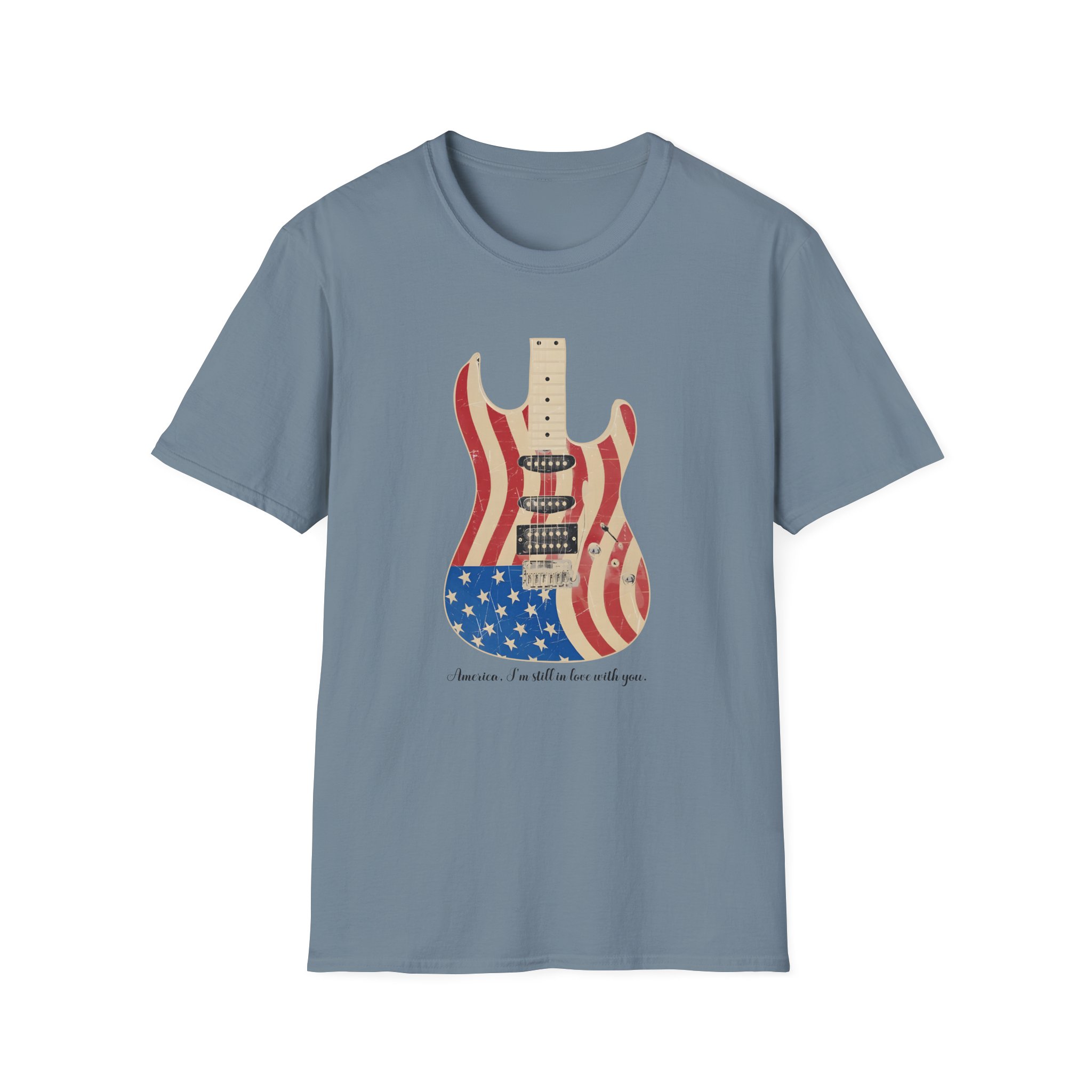 Clint Black Guitar Unisex Softstyle T-Shirt