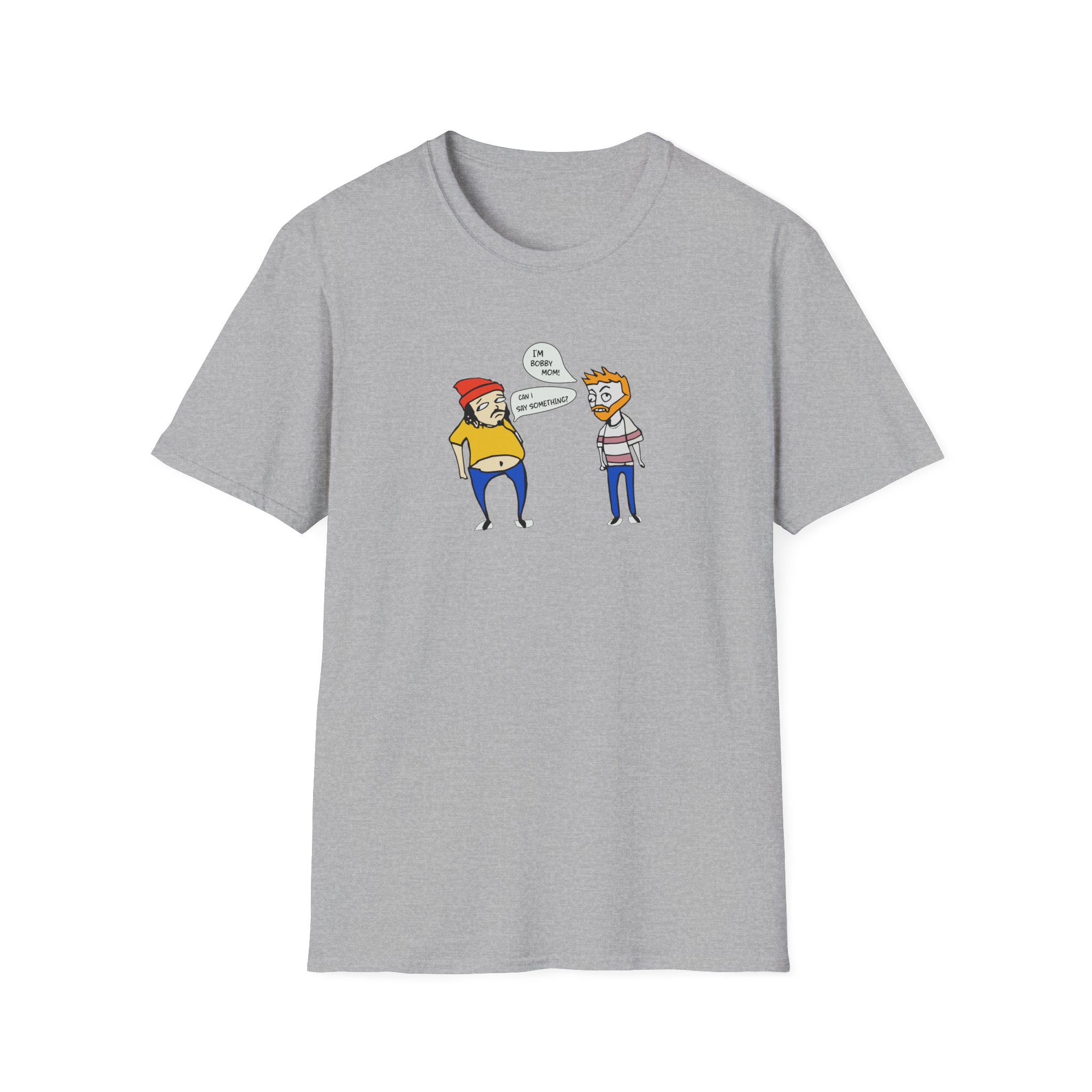 Bad Friends Embroidered Unisex Softstyle T-Shirt