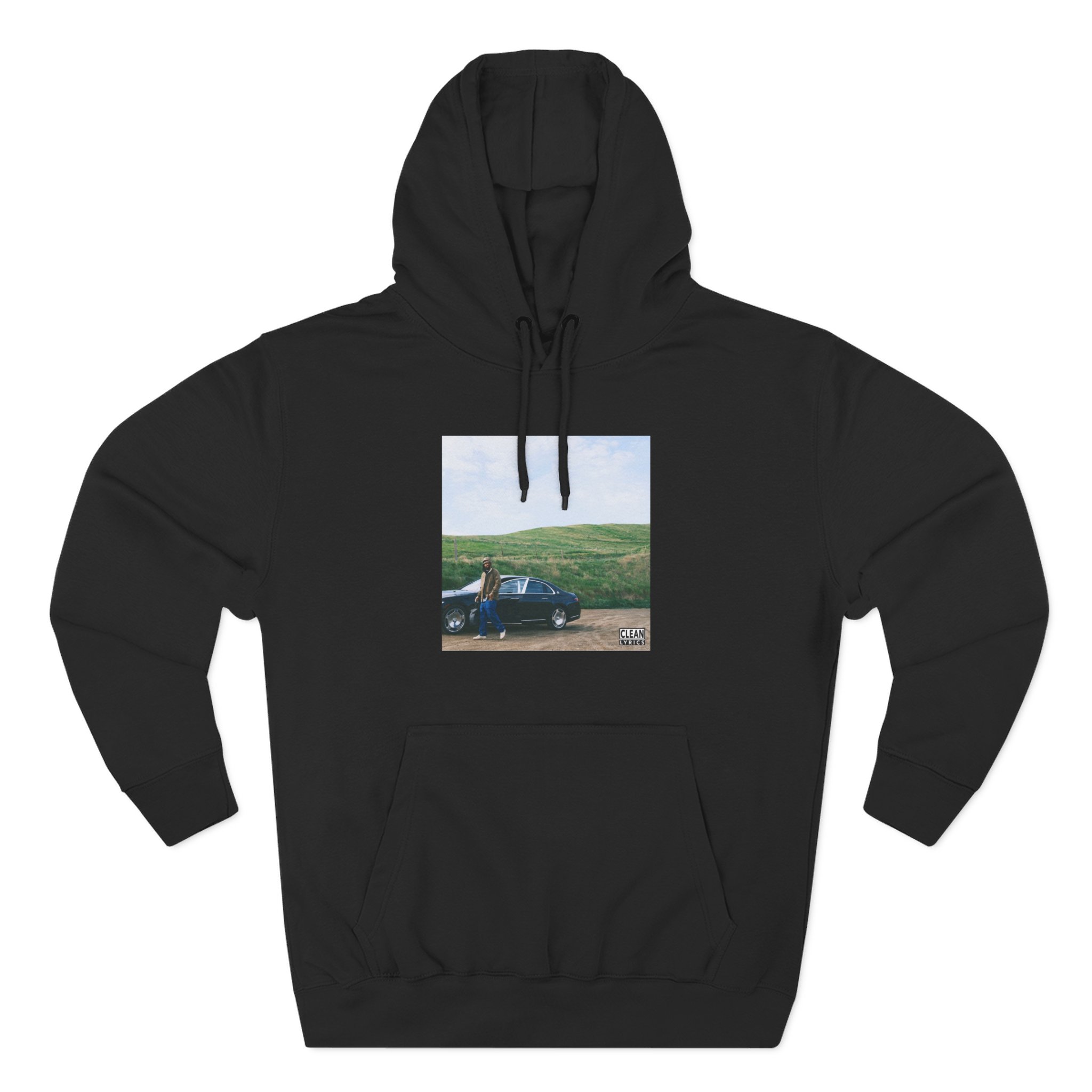 Larry June Difm Album Three-Panel Fleece Hoodie