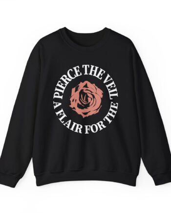 Pierce the Veil a Flair for the Dramatic Rose Unisex Heavy Blend™ Crewneck Sweatshirt