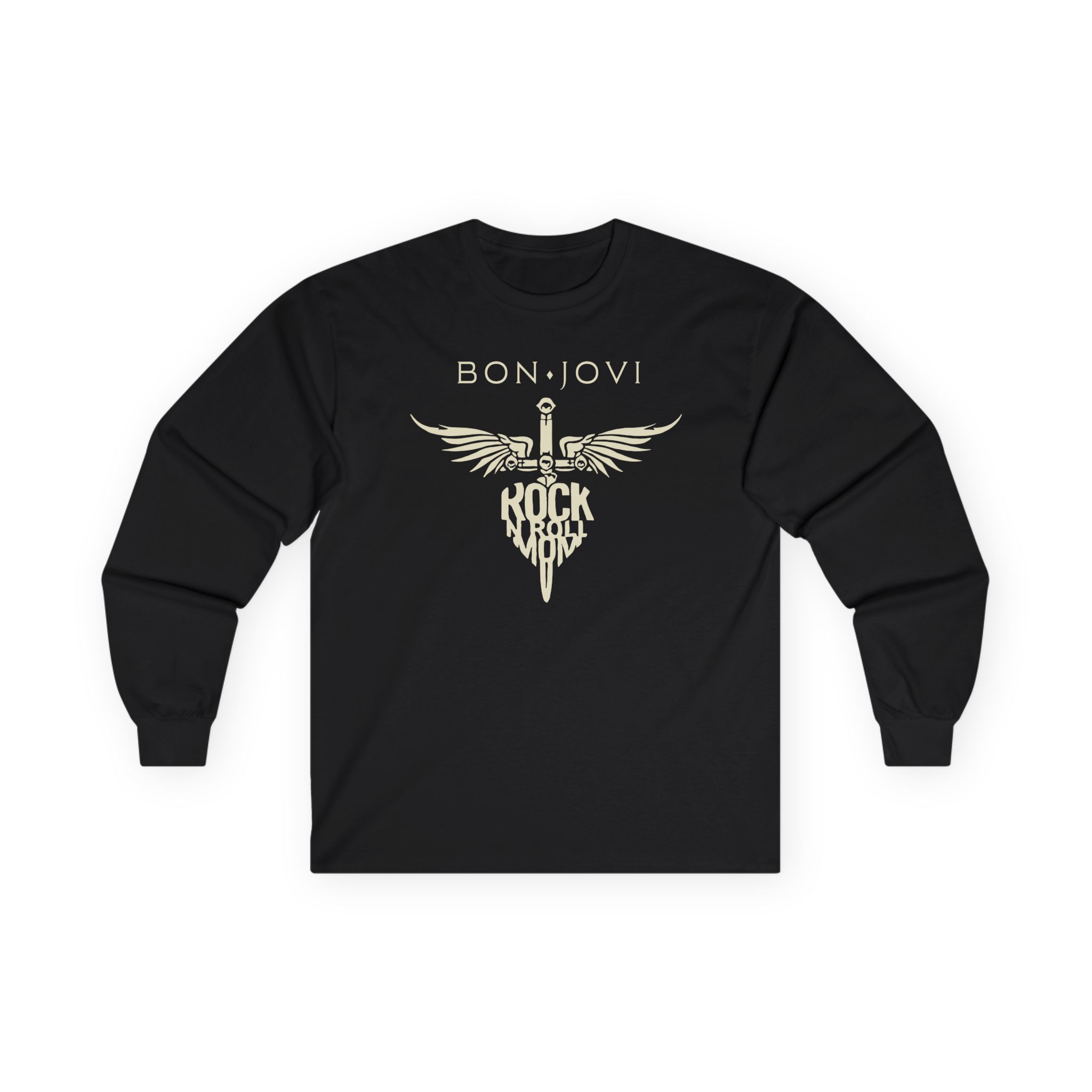 Bon Jovi Rock N' Roll Mom Unisex Ultra Cotton Long Sleeve Tee