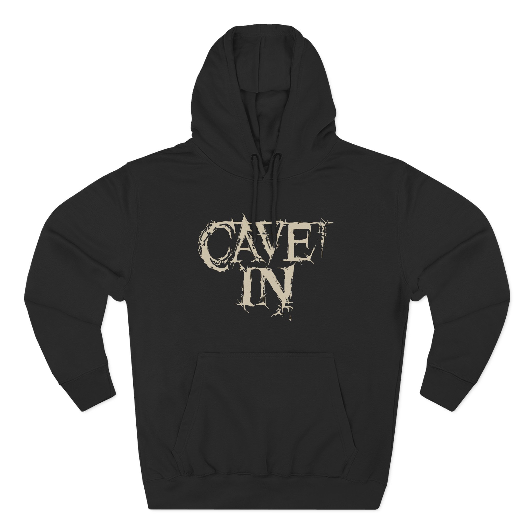 Cave in Logo & Satellite Three-Panel Fleece Hoodie