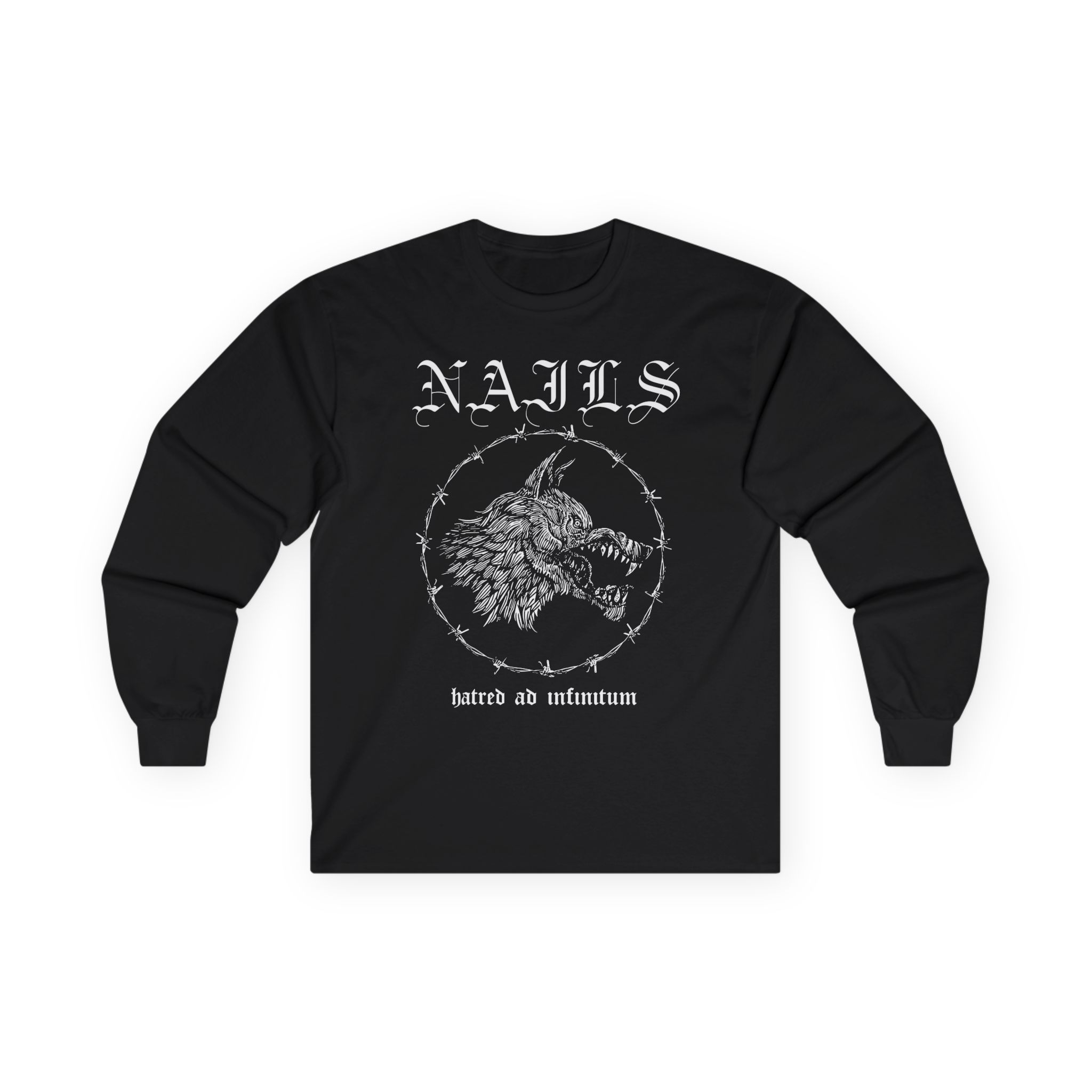 Nails Hatred Dog Unisex Ultra Cotton Long Sleeve Tee
