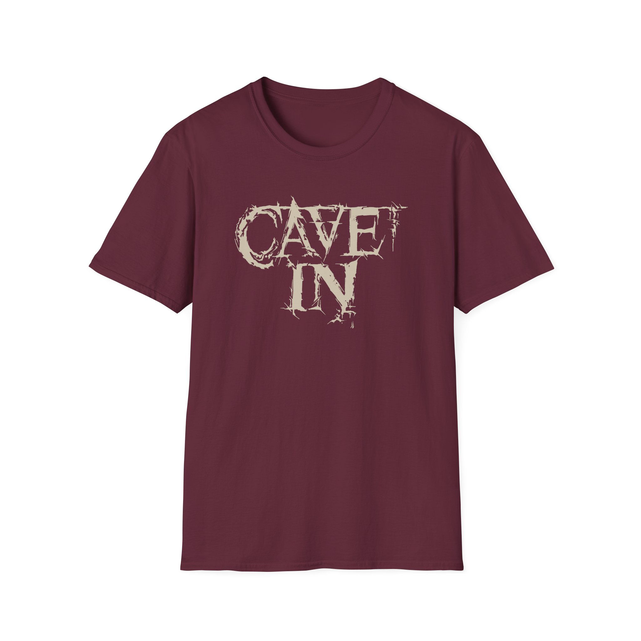 Cave in Logo & Satellite Unisex Softstyle T-Shirt