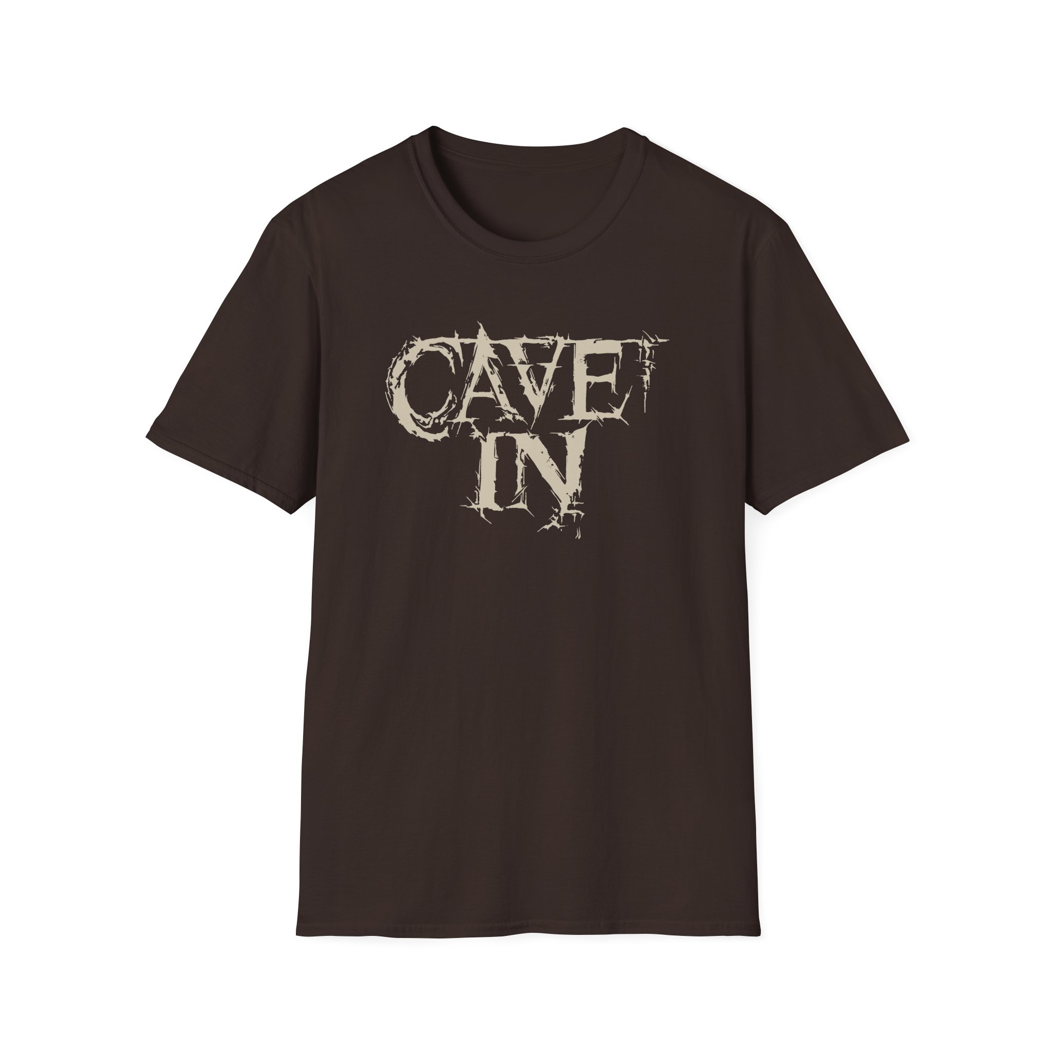 Cave in Logo & Satellite Unisex Softstyle T-Shirt