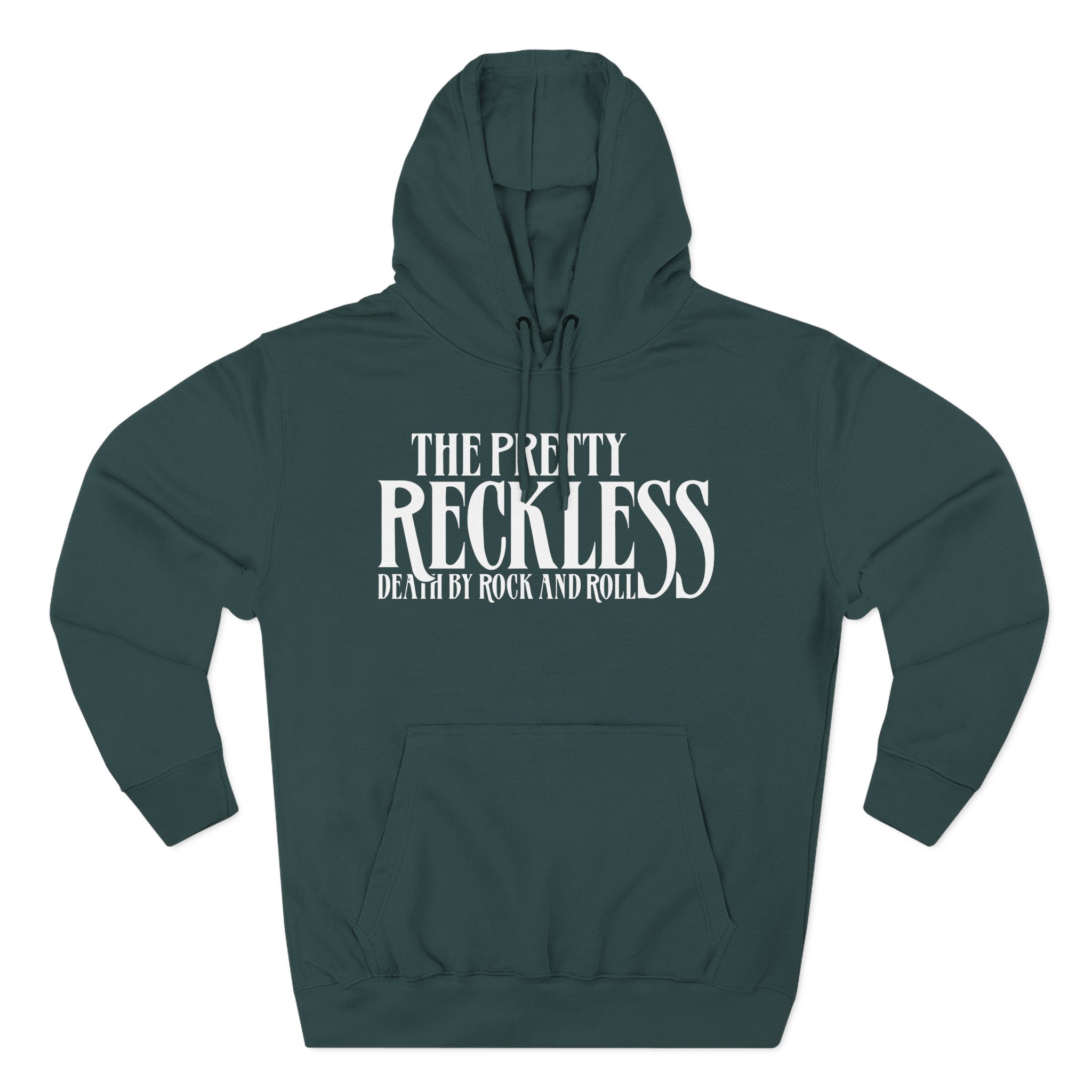 The Pretty Reckless Logo Three-Panel Fleece Hoodie