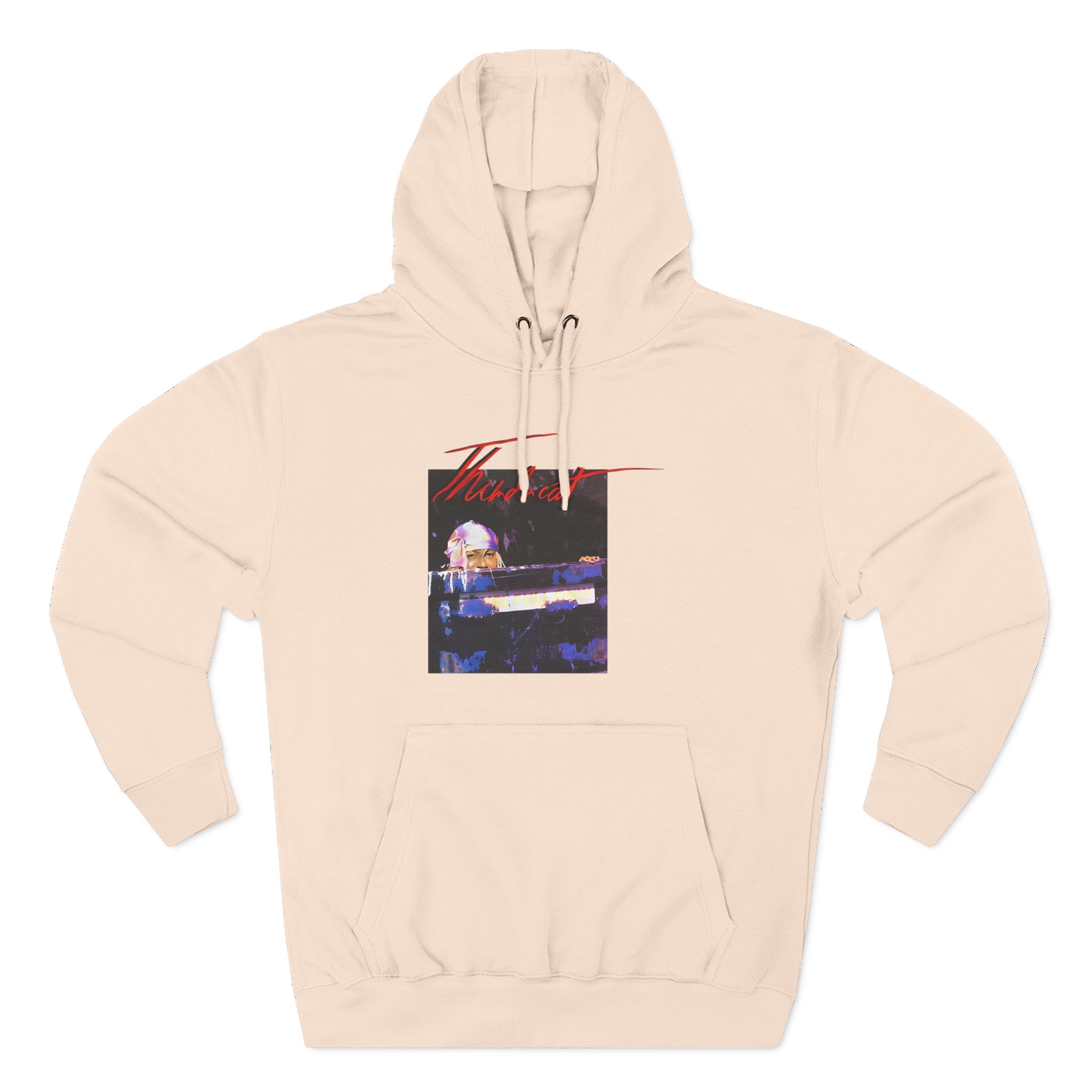 Thundercat Durag Dumpster Fire Three-Panel Fleece Hoodie