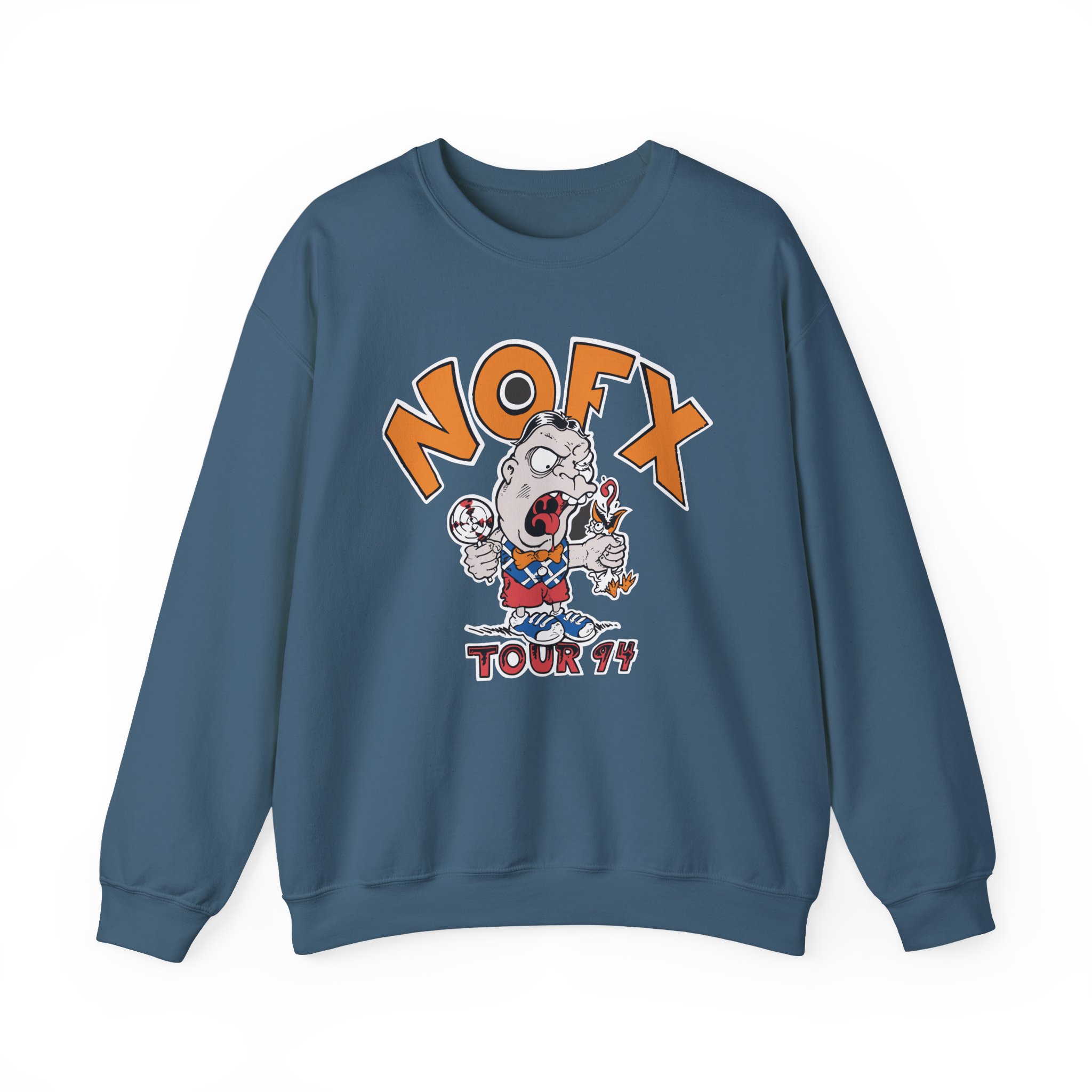 Nofx Lollipop Guy Unisex Heavy Blendâ„¢ Crewneck Sweatshirt