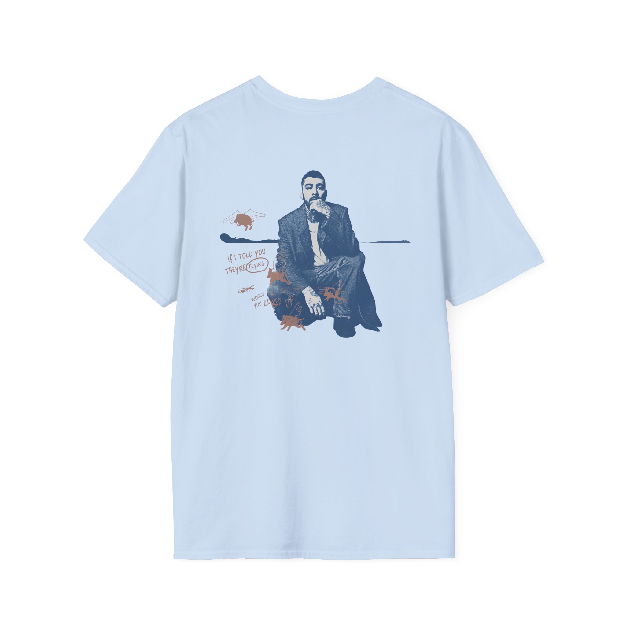 Zayn Malik Look Up Unisex Softstyle T-Shirt