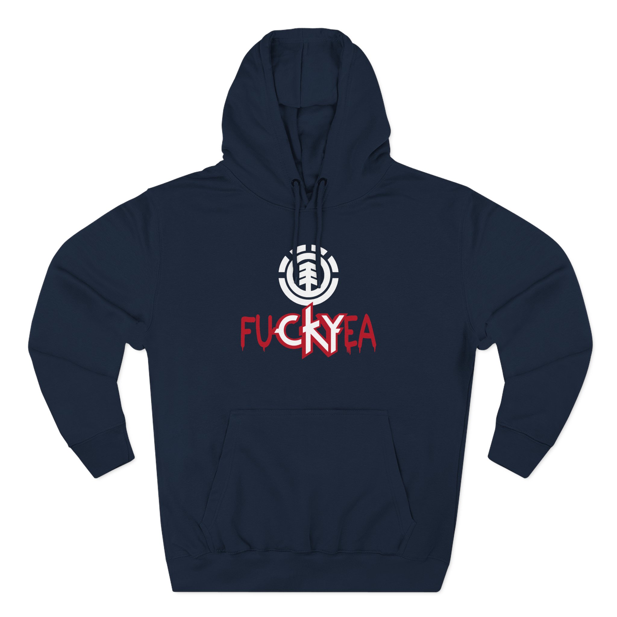 CKY fuckyea Three-Panel Fleece Hoodie