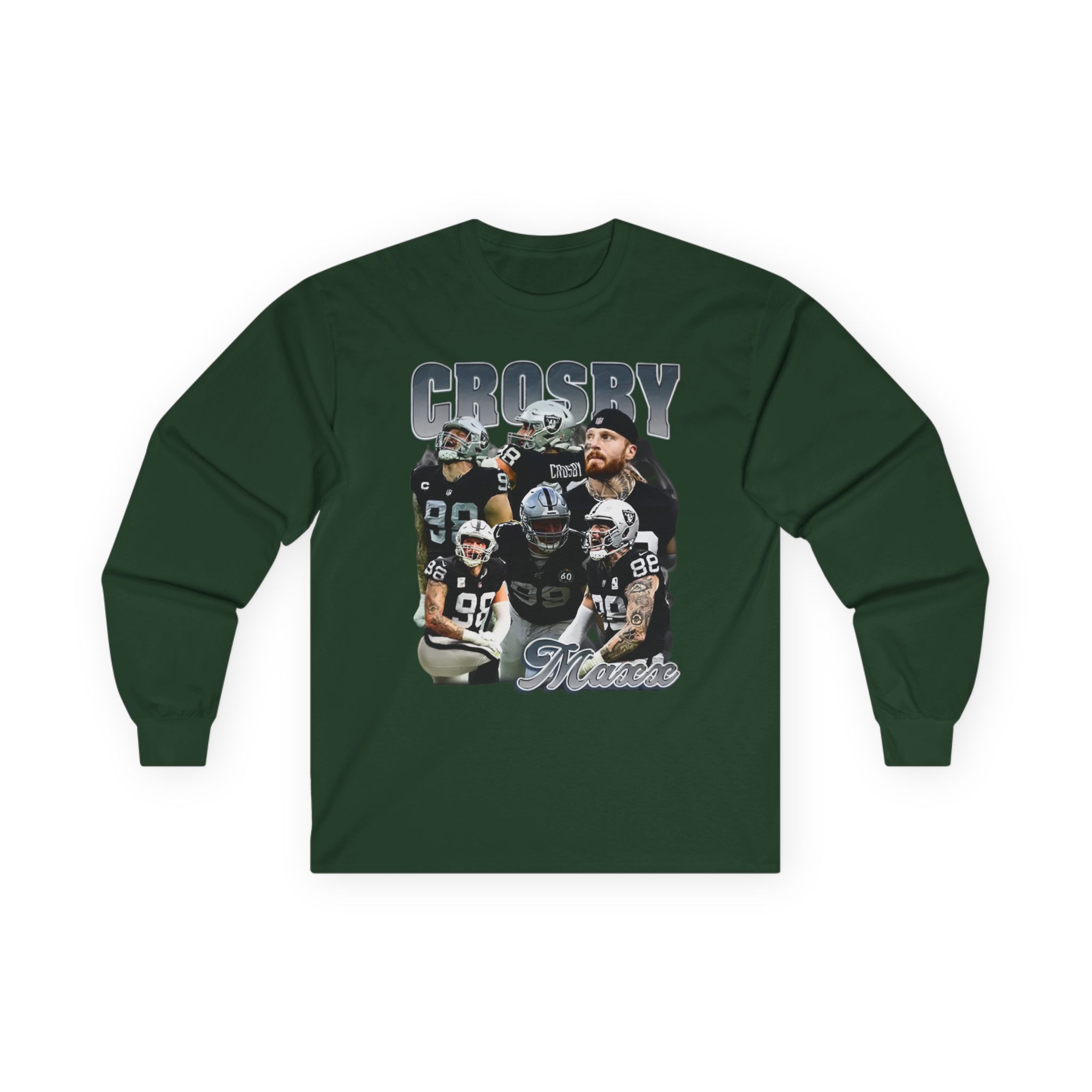 Maxx Crosby COLLAGE Unisex Ultra Cotton Long Sleeve Tee