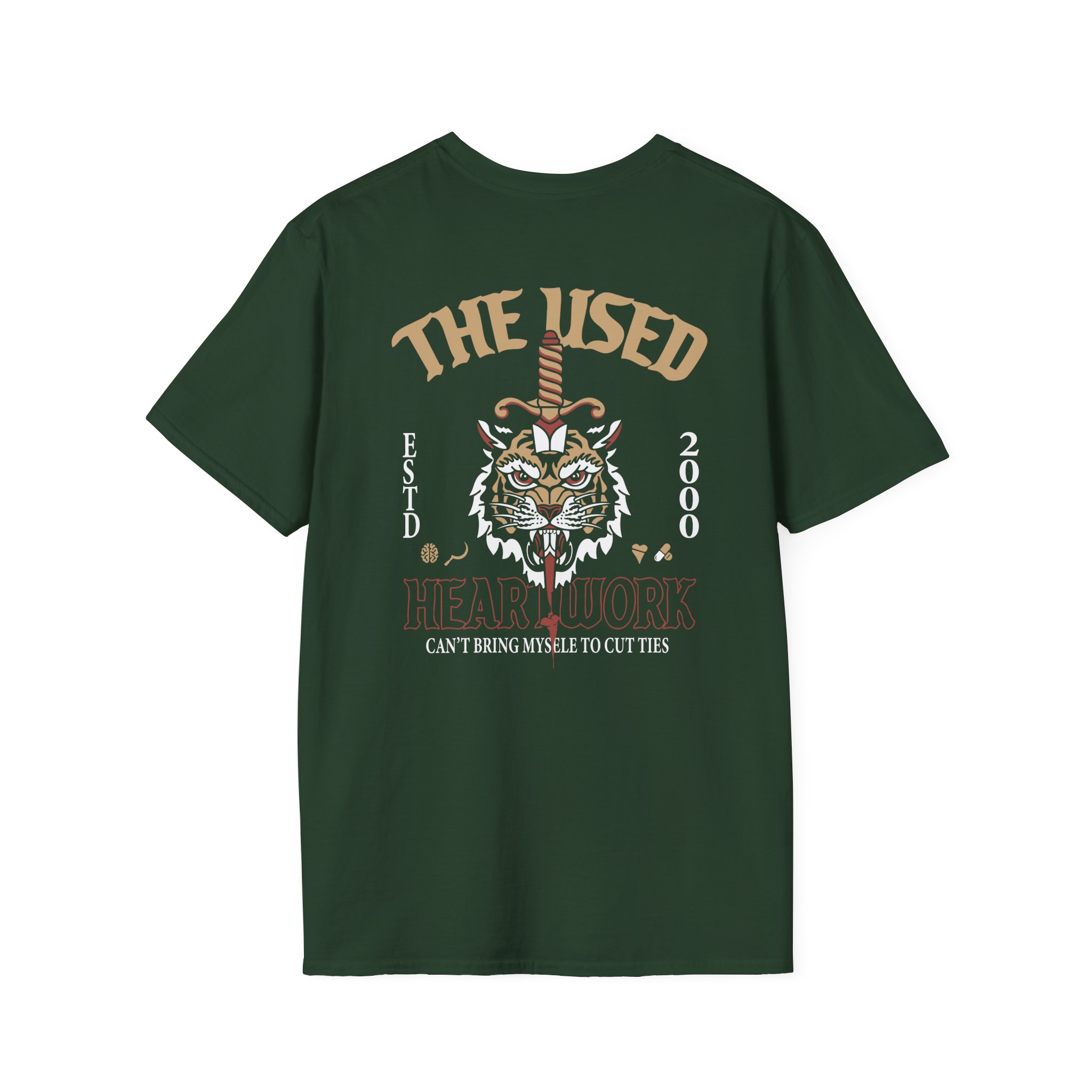 The Used Self Titled 25 Year Unisex Softstyle T-Shirt
