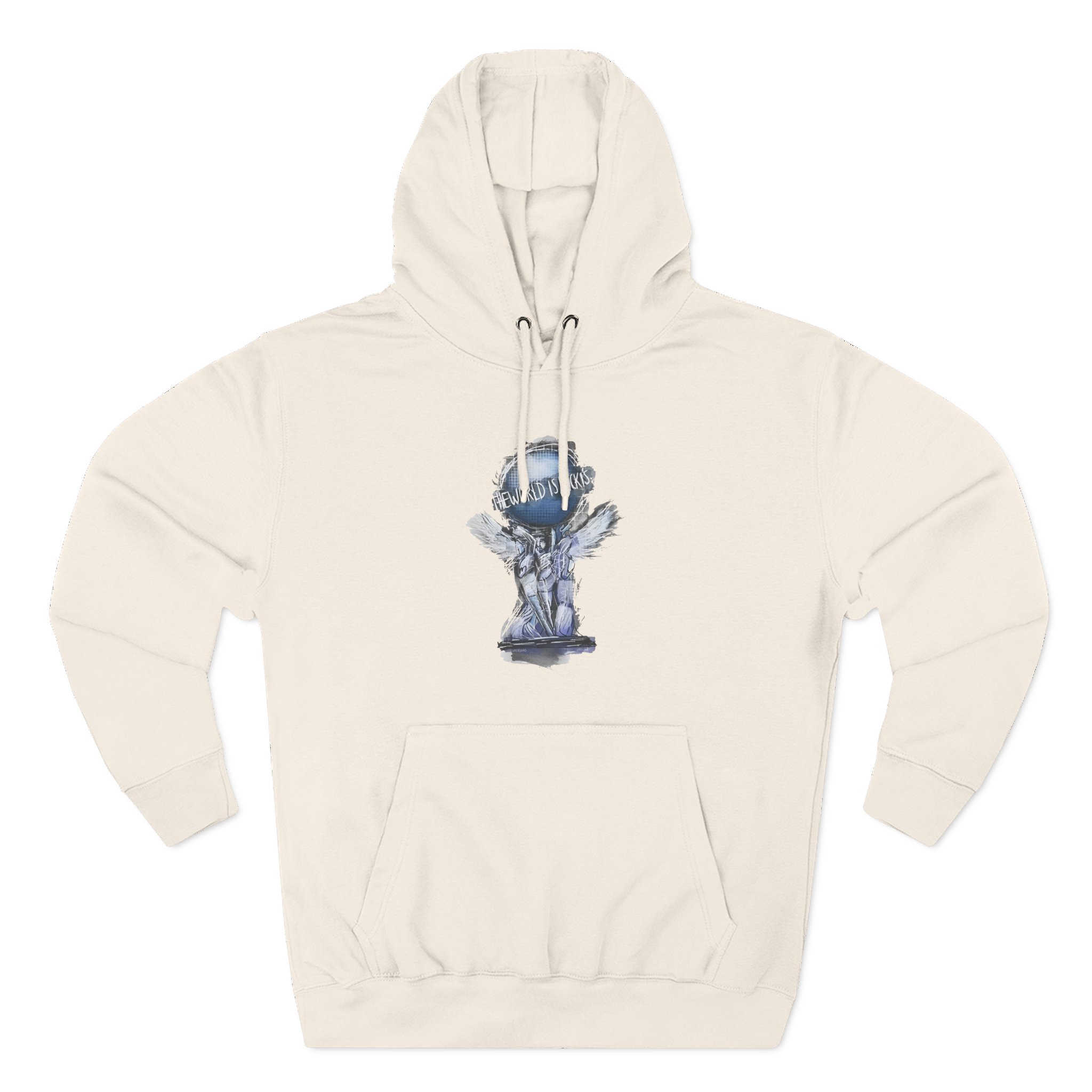 Lucki World Is Lucki's Three-Panel Fleece Hoodie