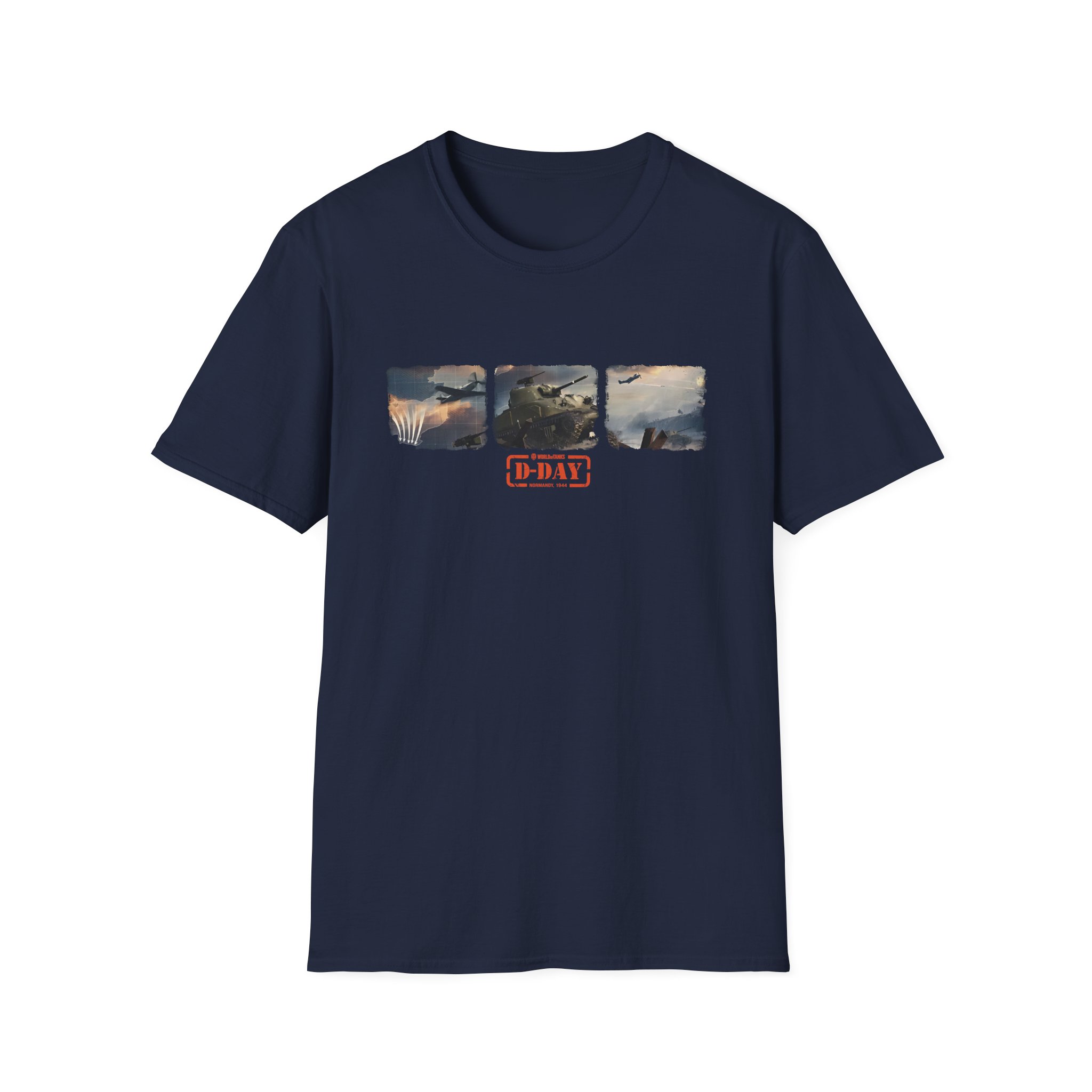 World of Tank Wot D-day Unisex Softstyle T-Shirt
