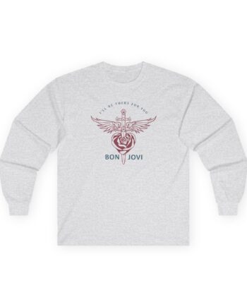 Bon Jovi Glass Heart & Dagger Unisex Ultra Cotton Long Sleeve Tee