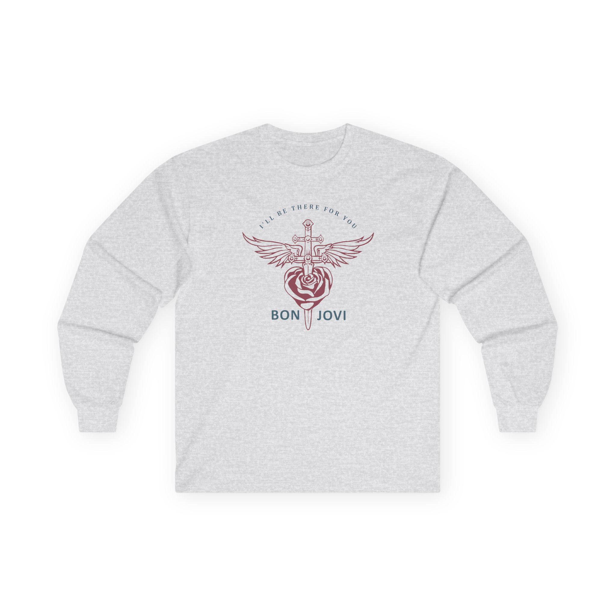 Bon Jovi Glass Heart & Dagger Unisex Ultra Cotton Long Sleeve Tee