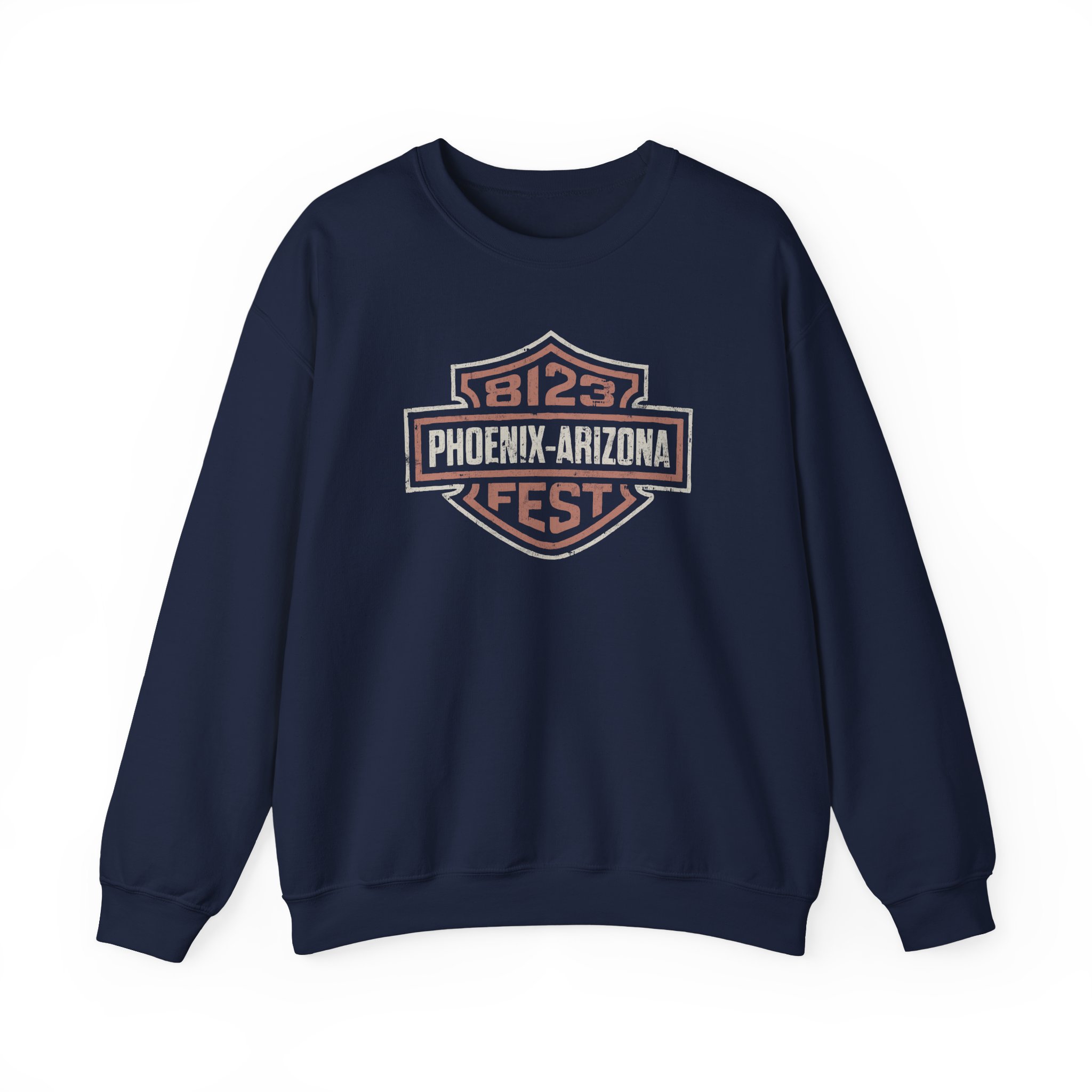 The Maine 8123 Fest Moto Unisex Heavy Blend Crewneck Sweatshirt