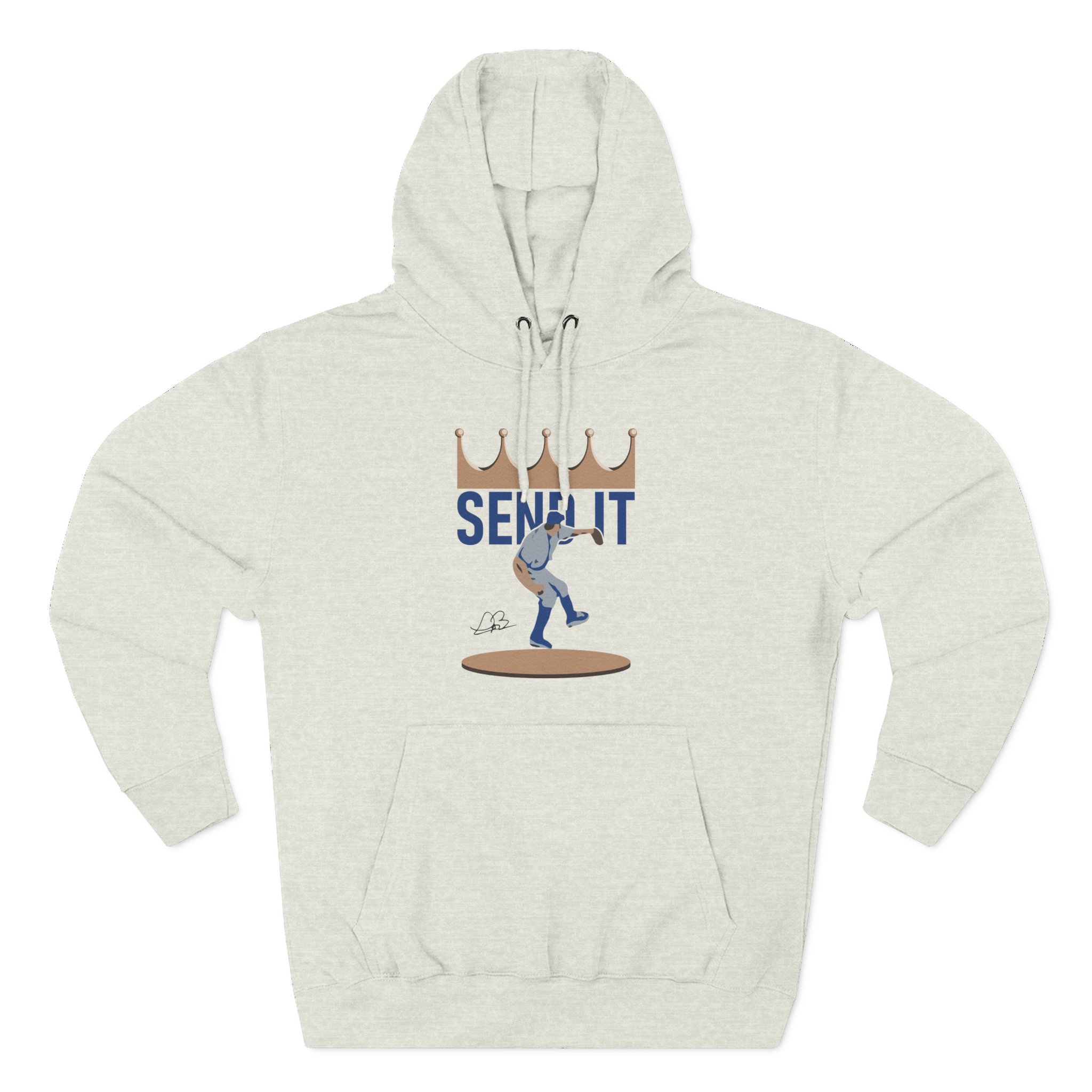 Trevor Bauer Send It Three-Panel Fleece Hoodie