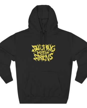 Sleeping With Sirens Metal Logo Three-Panel Fleece Hoodie