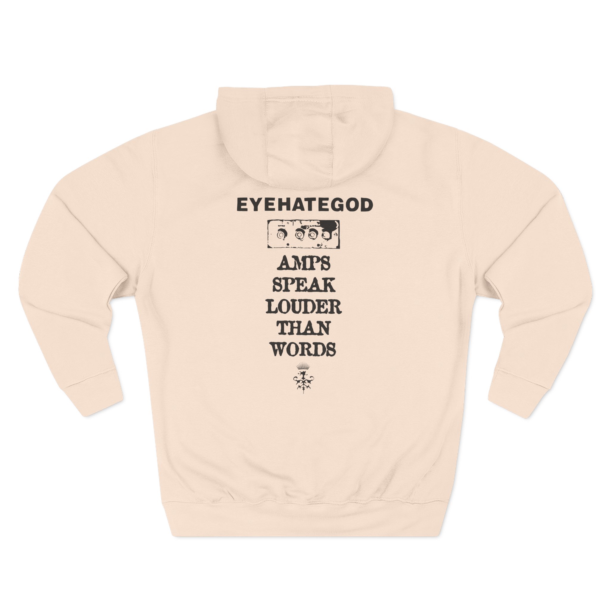 Eyehategod Phoenix/amps Three-Panel Fleece Hoodie
