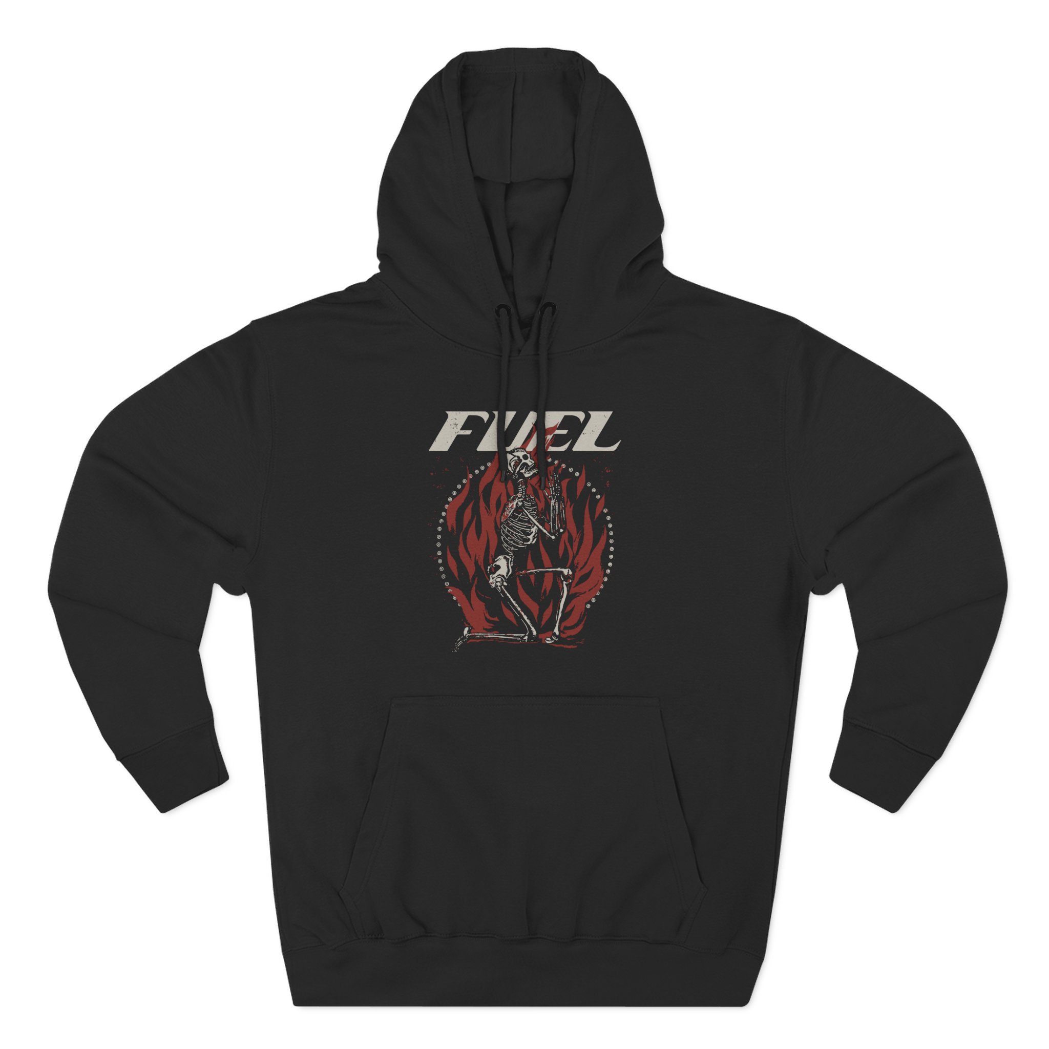 Fuel Camo "Flame Prayer" Three-Panel Fleece Hoodie