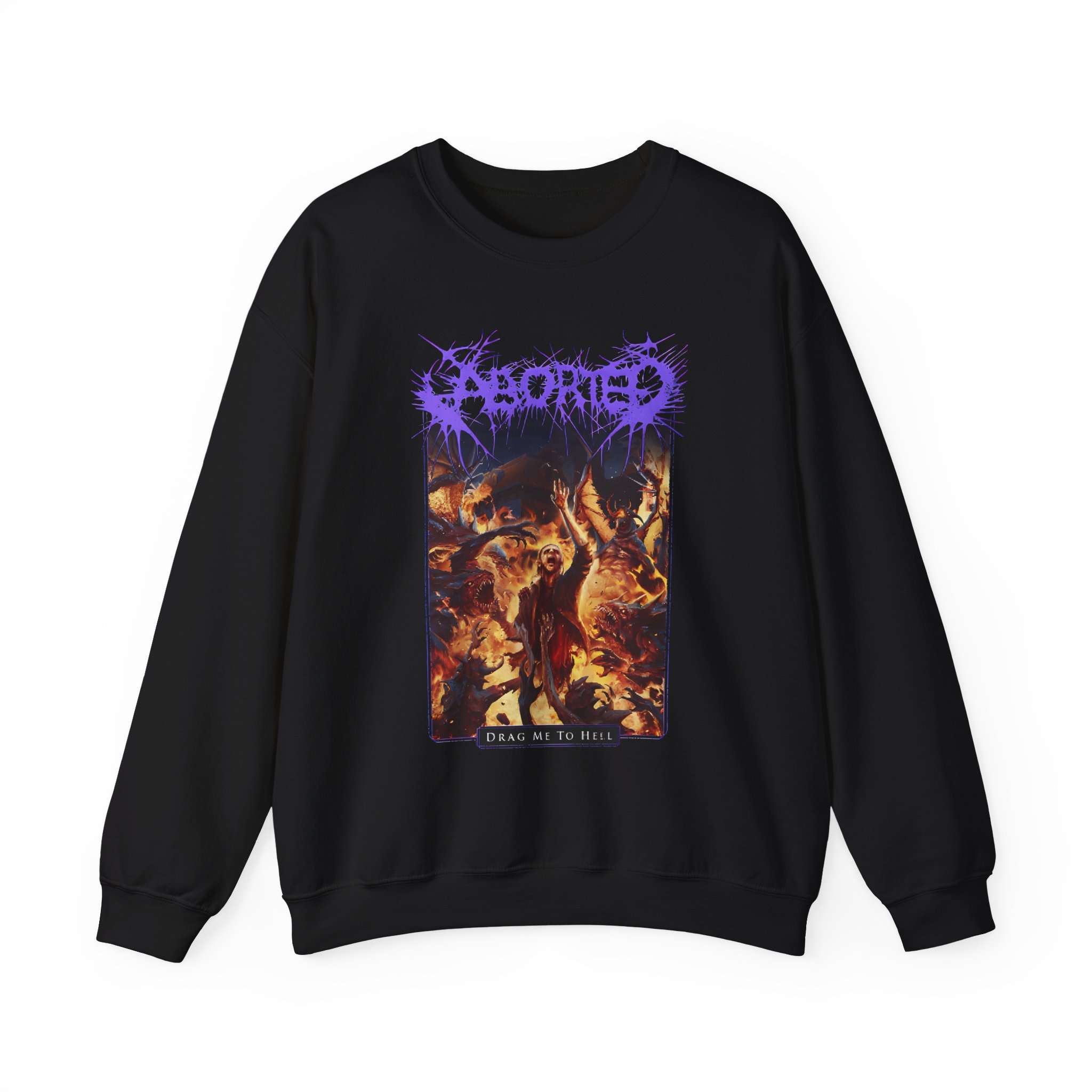 Aborted Drag Me to Hell Unisex Heavy Blendâ„¢ Crewneck Sweatshirt