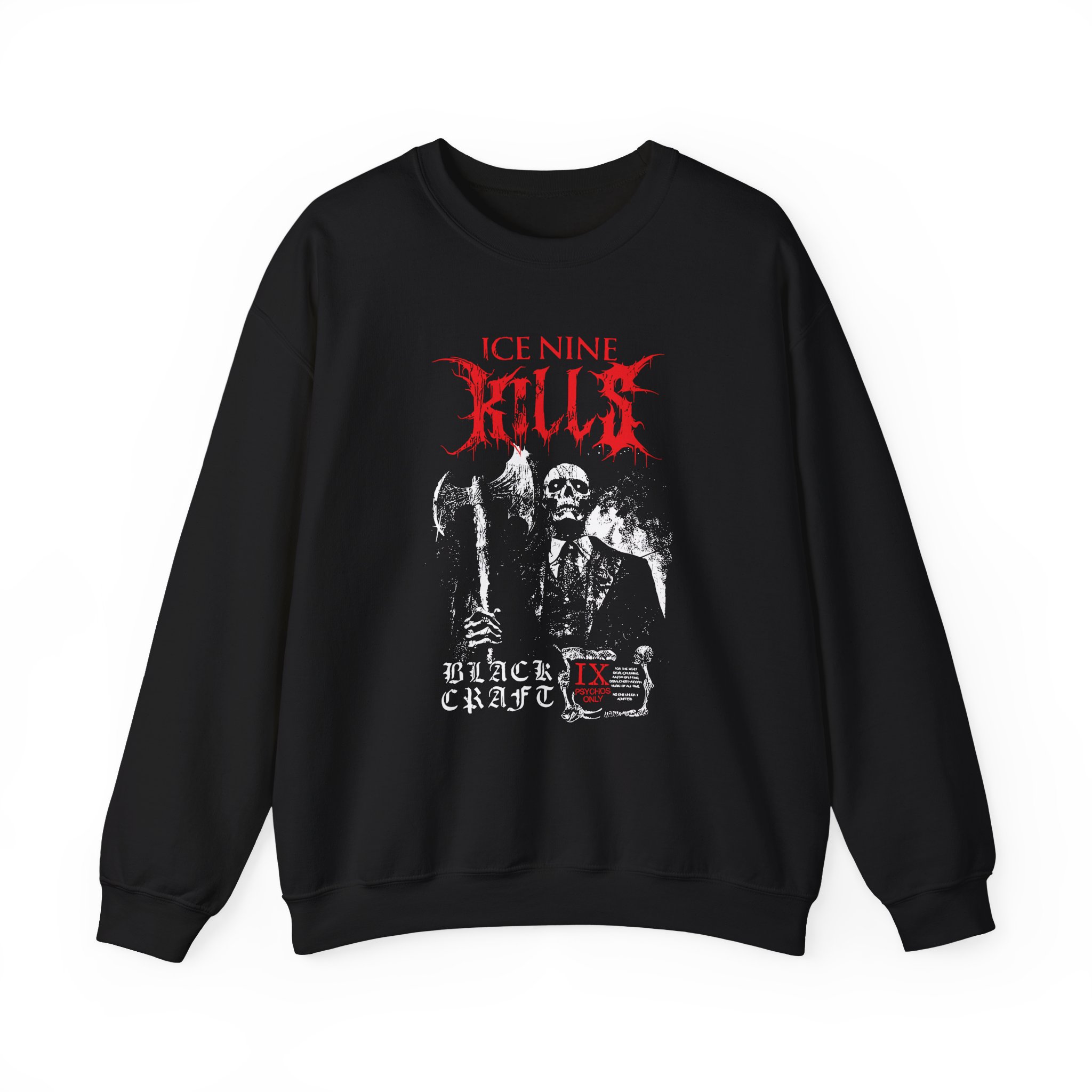 Ice Nine Kills Ink Skeleton Corpses Unisex Heavy Blendâ„¢ Crewneck Sweatshirt
